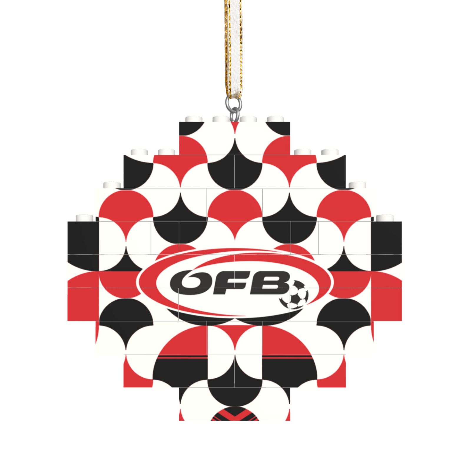 Austria Building Block Puzzle Ornament BBP2001