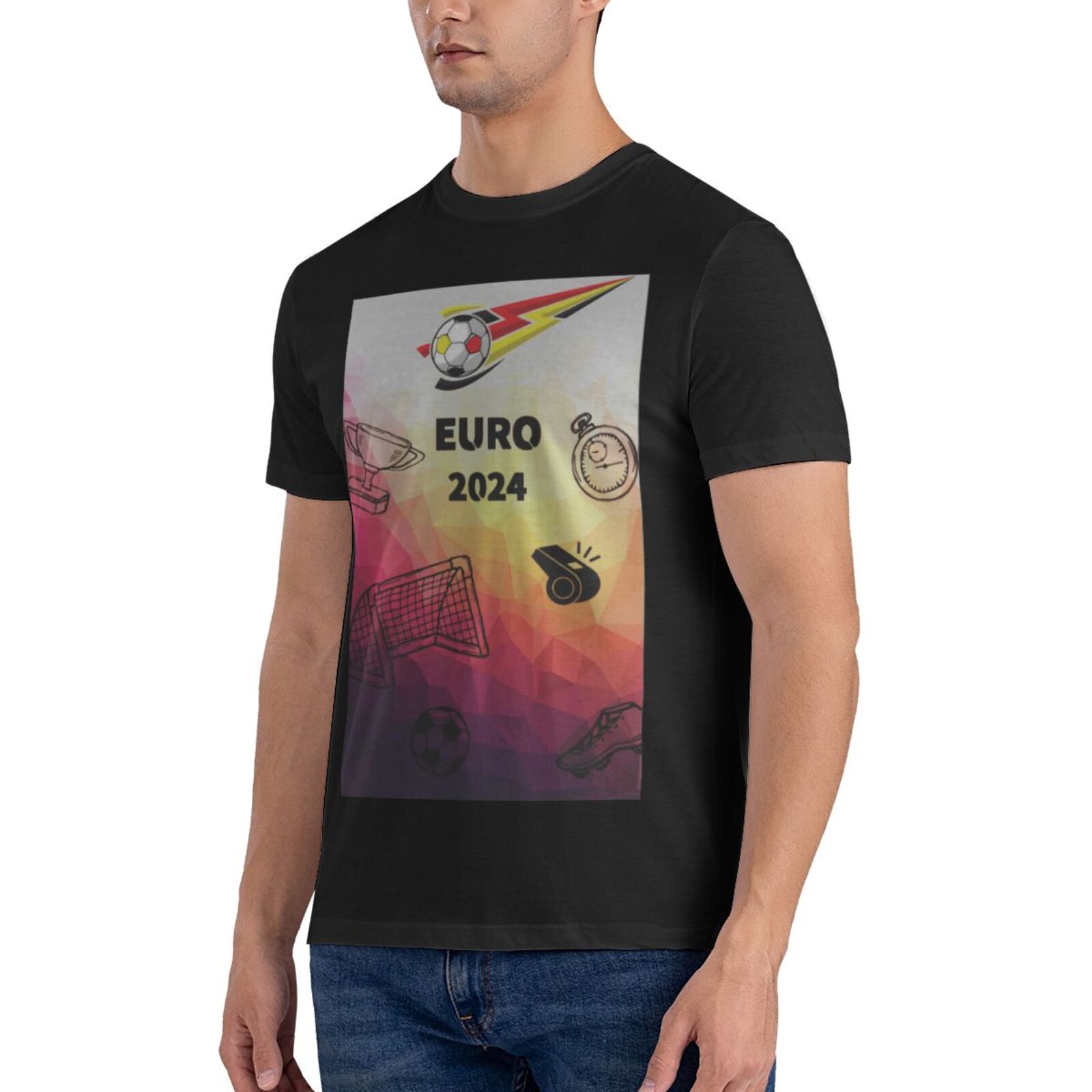 Men's Germany EURO 2024 Basic Short Sleeve T-Shirt BST1771