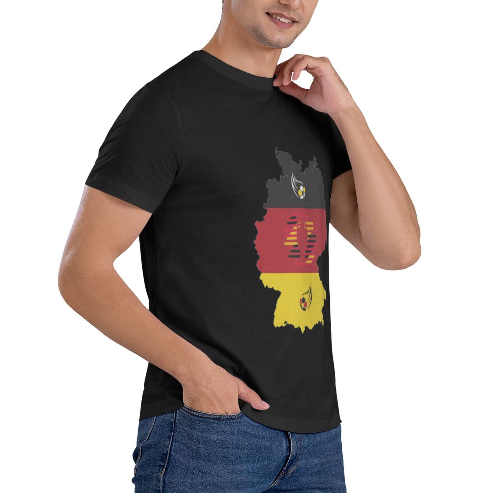 Men's Germany EURO 2024 Basic Short Sleeve T-Shirt BST1770