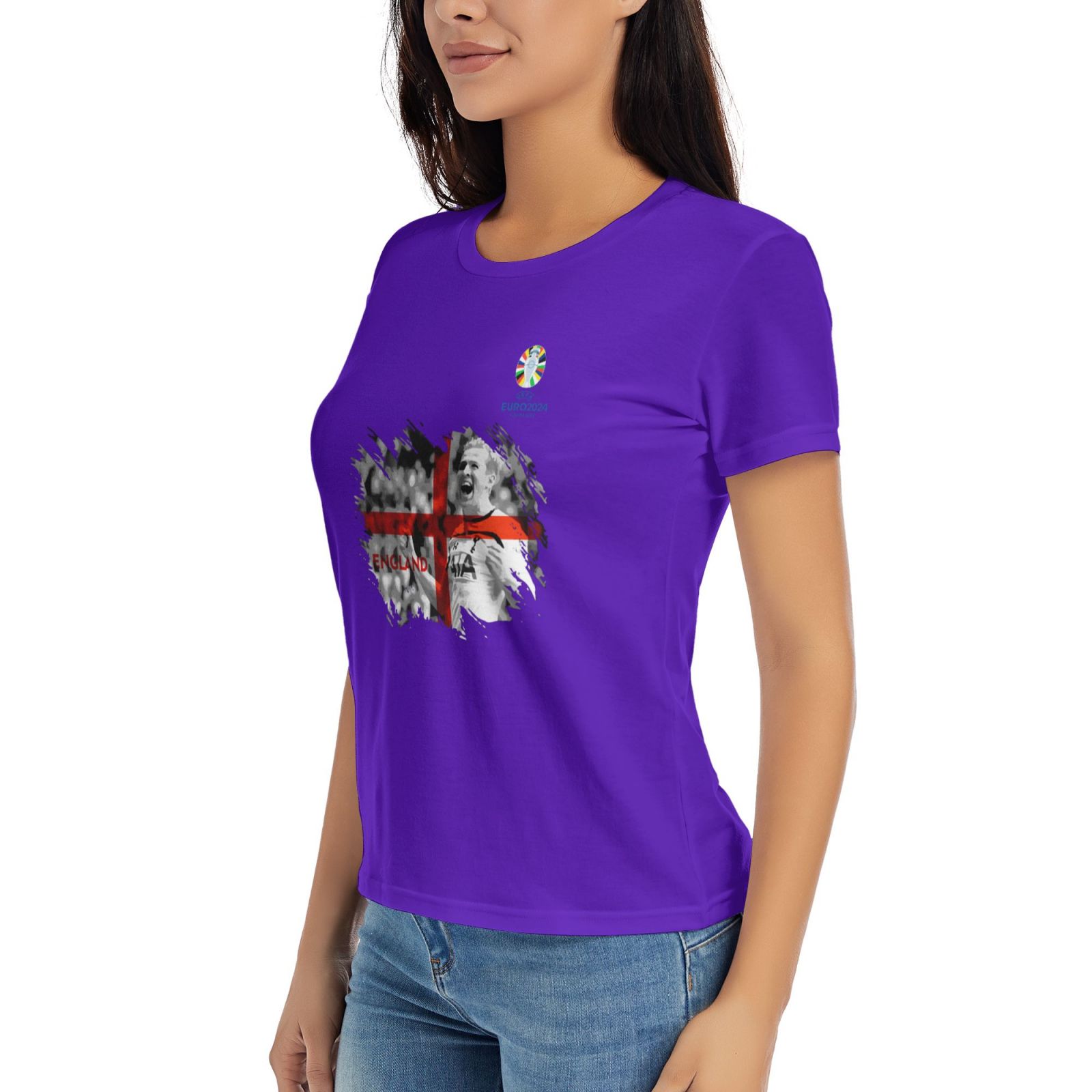 Woman's England EURO 2024 Basic Short Sleeve T-Shirt WBT1712