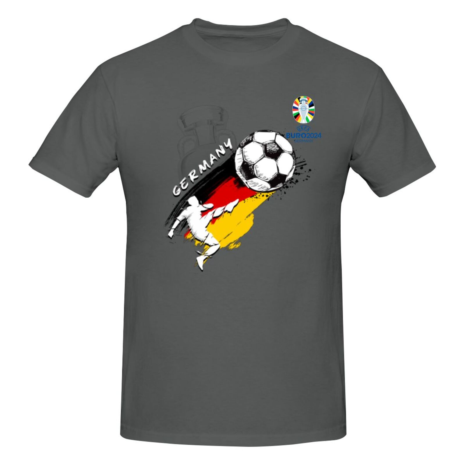 Men's Germany EURO 2024 Basic Short Sleeve T-Shirt BST1679