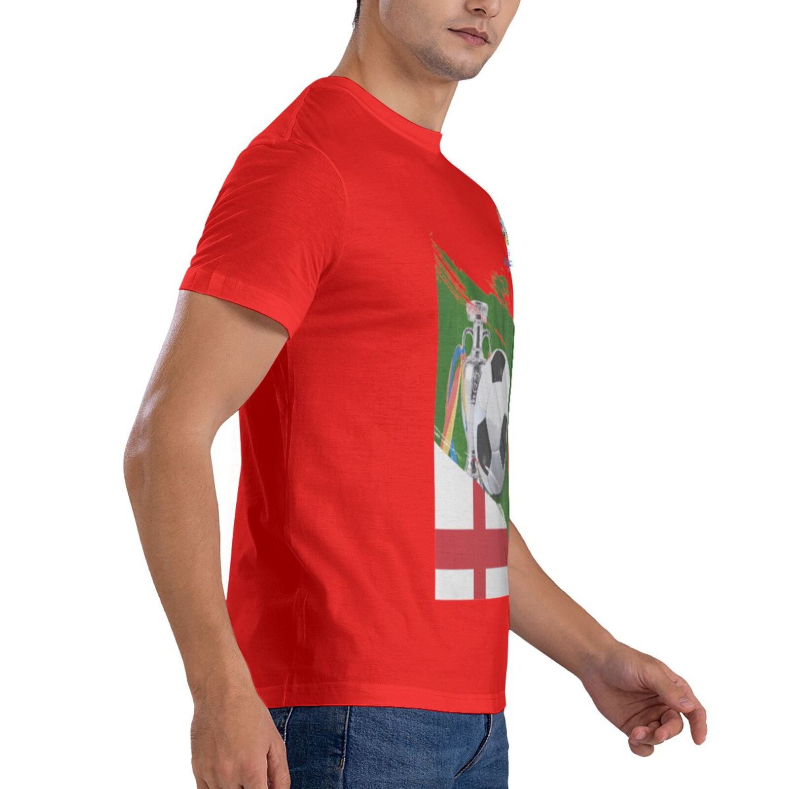 Men's England EURO 2024 Basic Short Sleeve T-Shirt BST1681