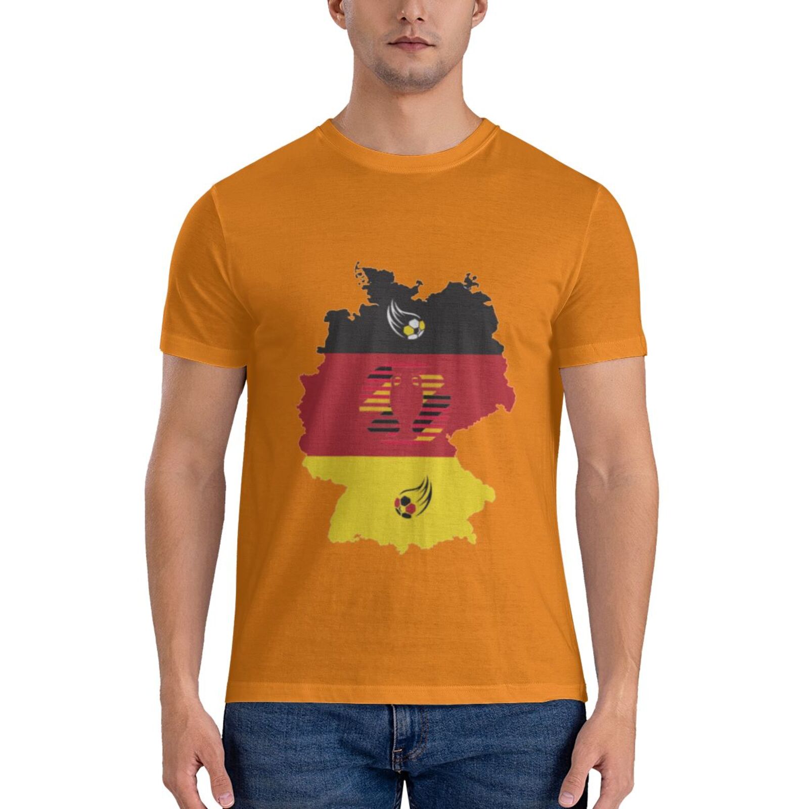 Men's Germany EURO 2024 Basic Short Sleeve T-Shirt BST1770