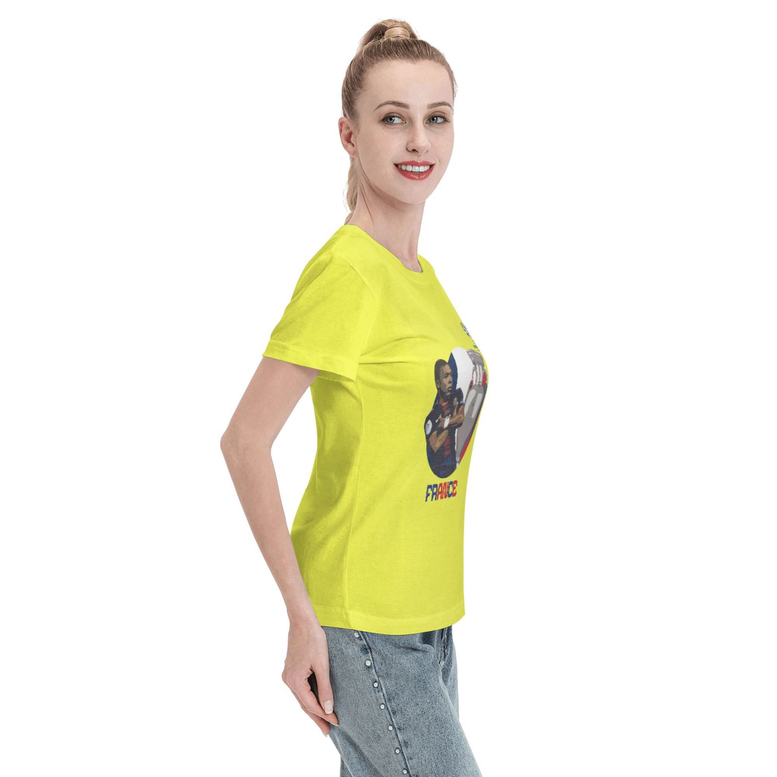 Women's France EURO 2024 Basic Short Sleeve T-Shirt WBT1730