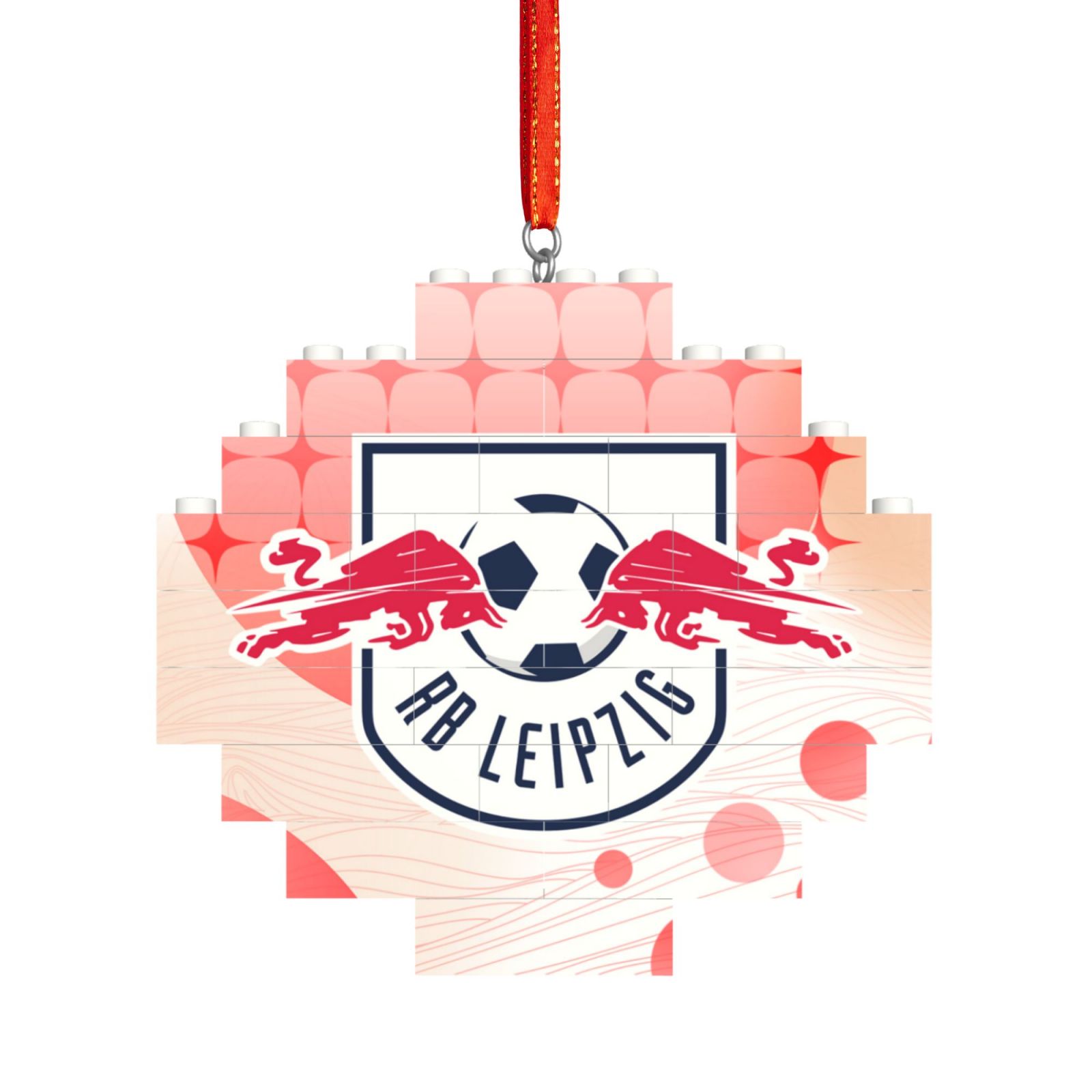 RB Leipzig Building Block Puzzle Ornament BBP2180