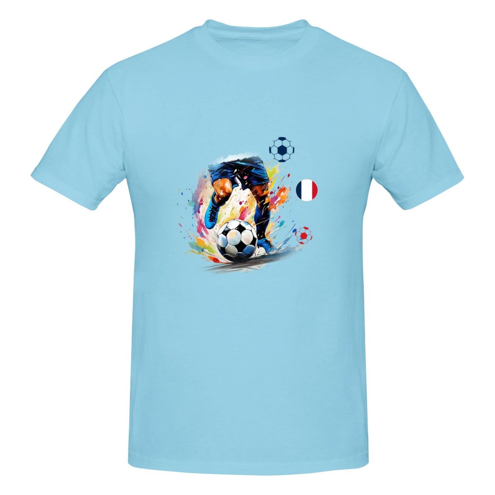 Men's France EURO 2024 Basic Short Sleeve T-Shirt BST1749