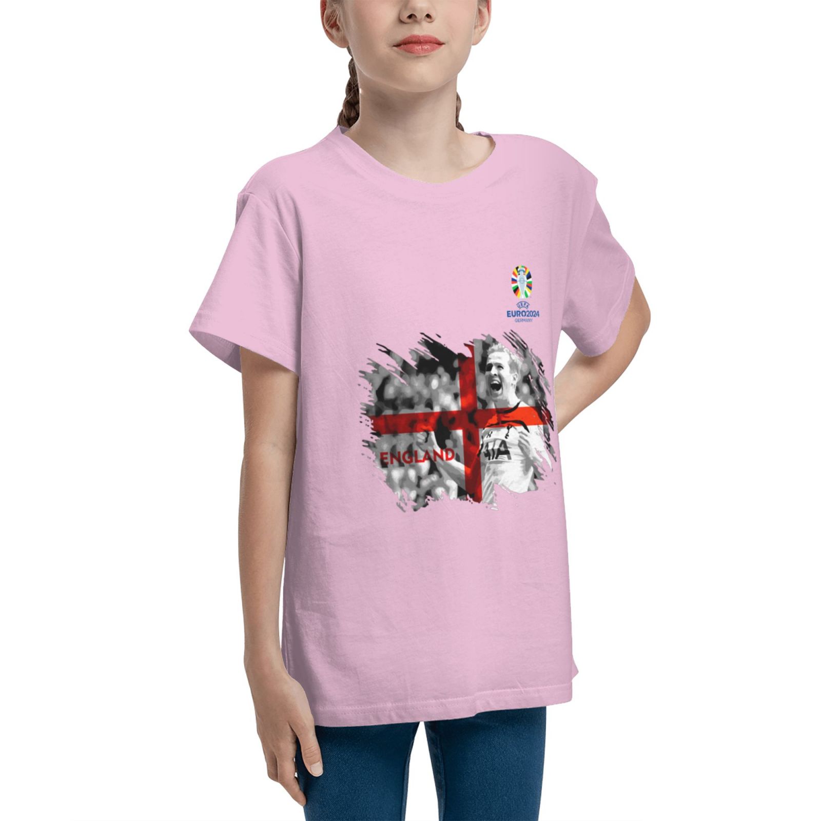 Kid's England EURO 2024 Teenage T-shirt TET1711