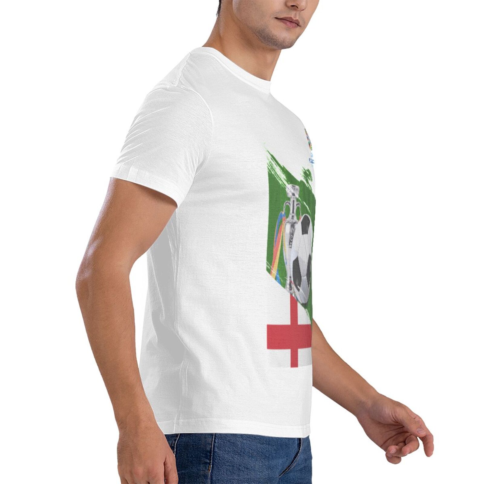 Men's England EURO 2024 Basic Short Sleeve T-Shirt BST1681