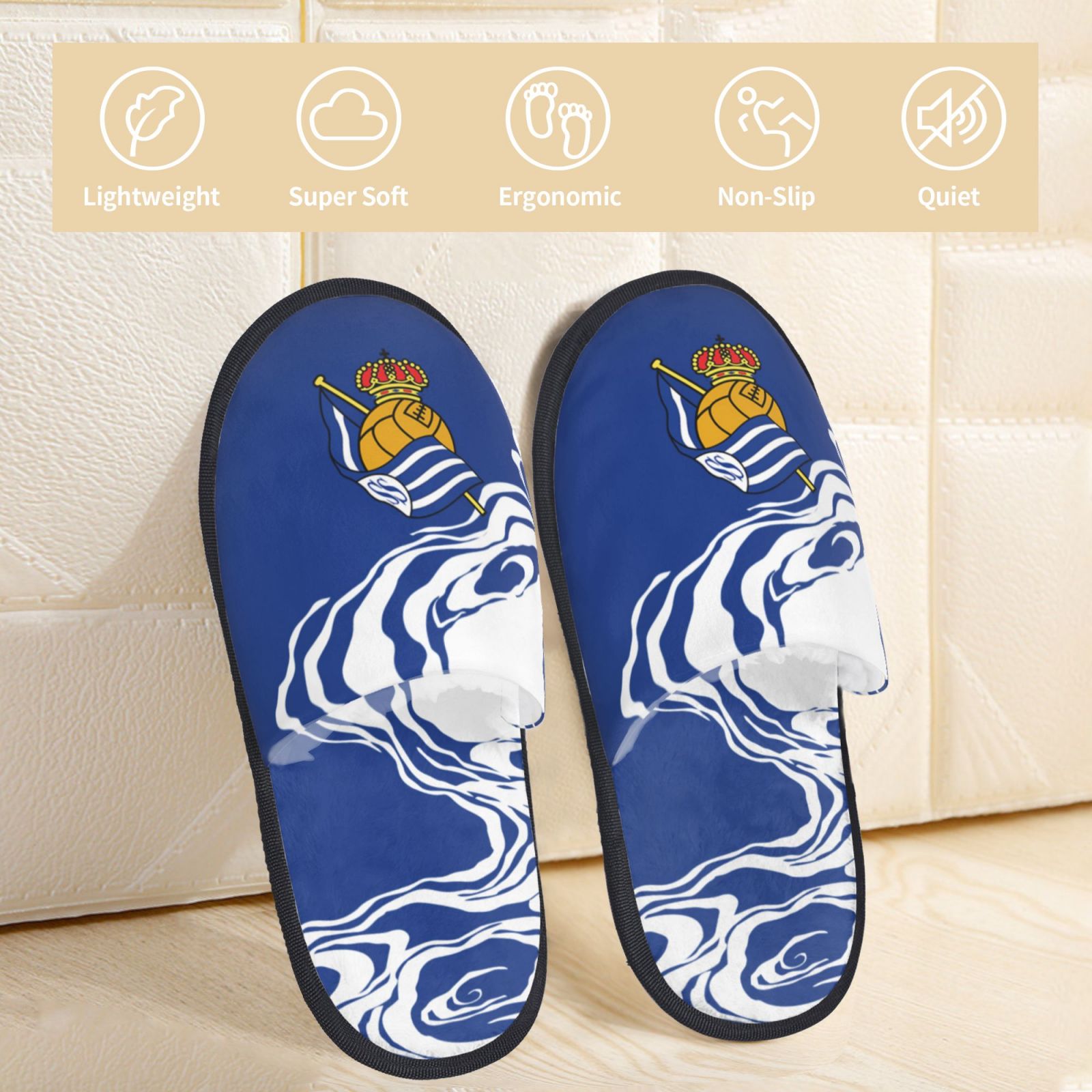 Real Sociedad Cotton Slippers FSP2247
