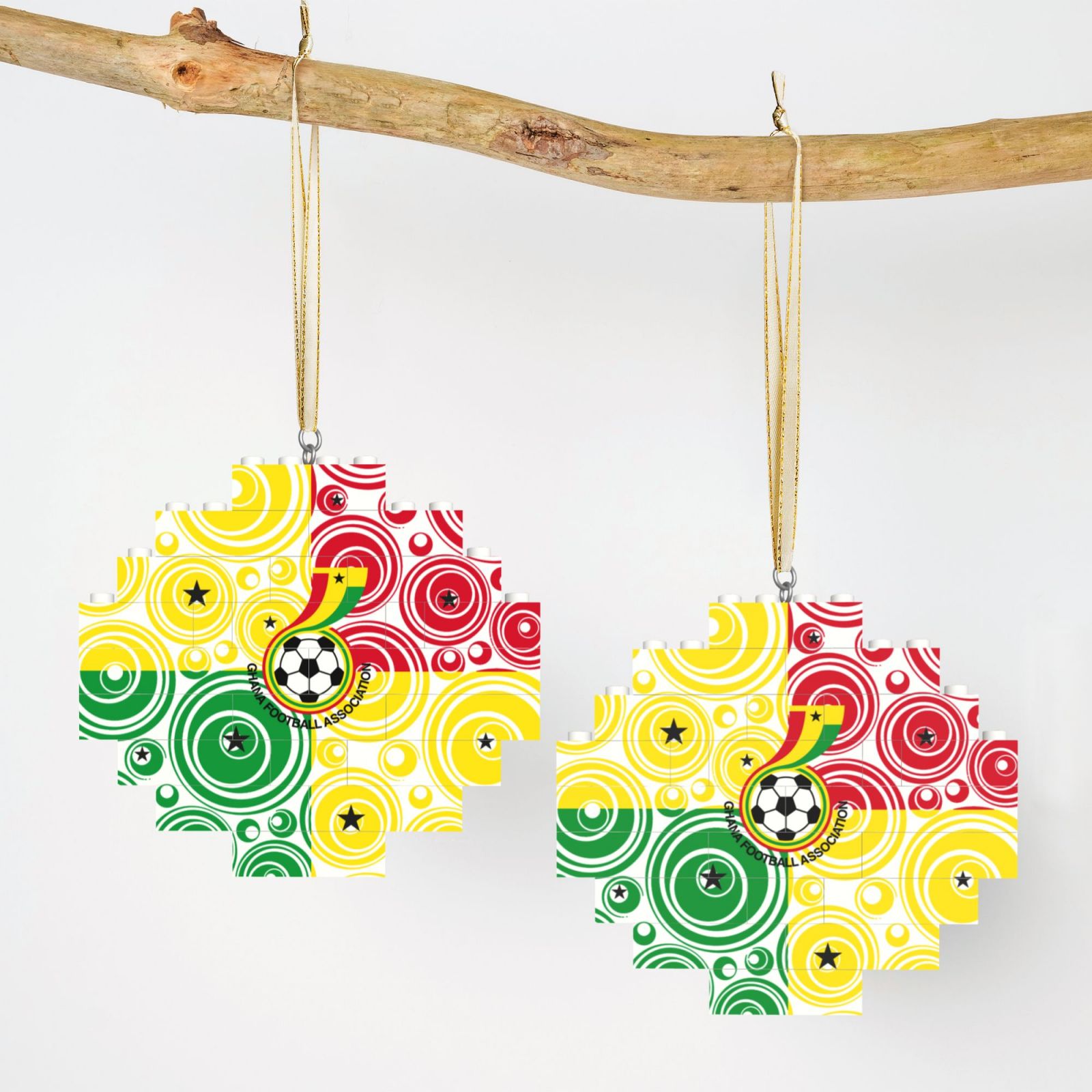 Ghana Building Block Puzzle Ornament BBP2017