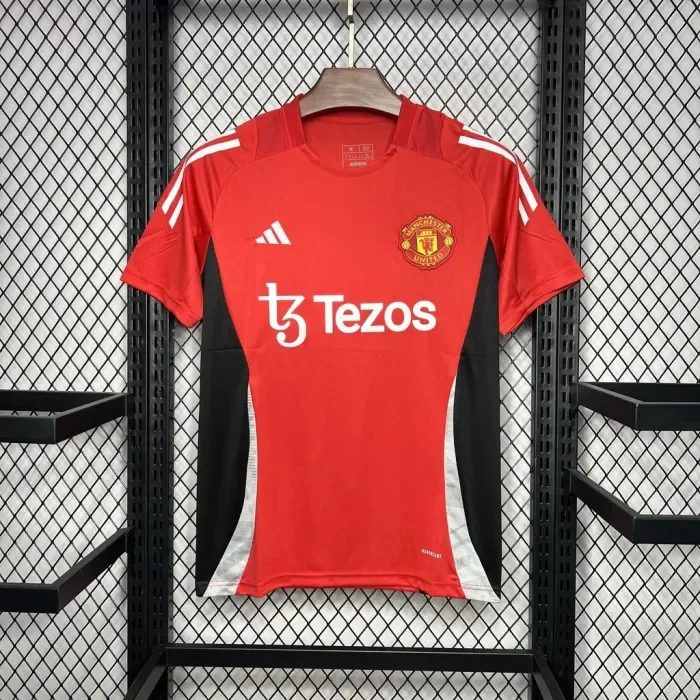 Manchester United Dark Red Pre-match training Jersey 24/25 Football Shirt
