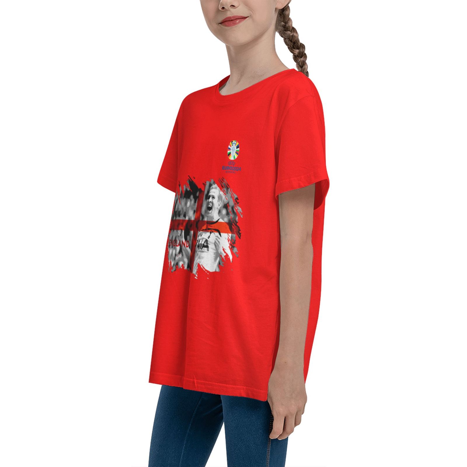 Kid's England EURO 2024 Teenage T-shirt TET1711