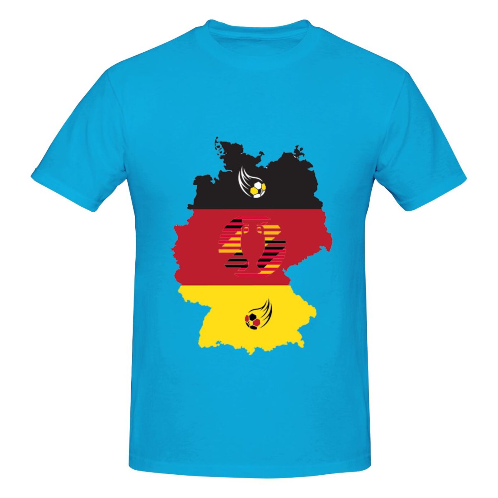 Men's Germany EURO 2024 Basic Short Sleeve T-Shirt BST1770