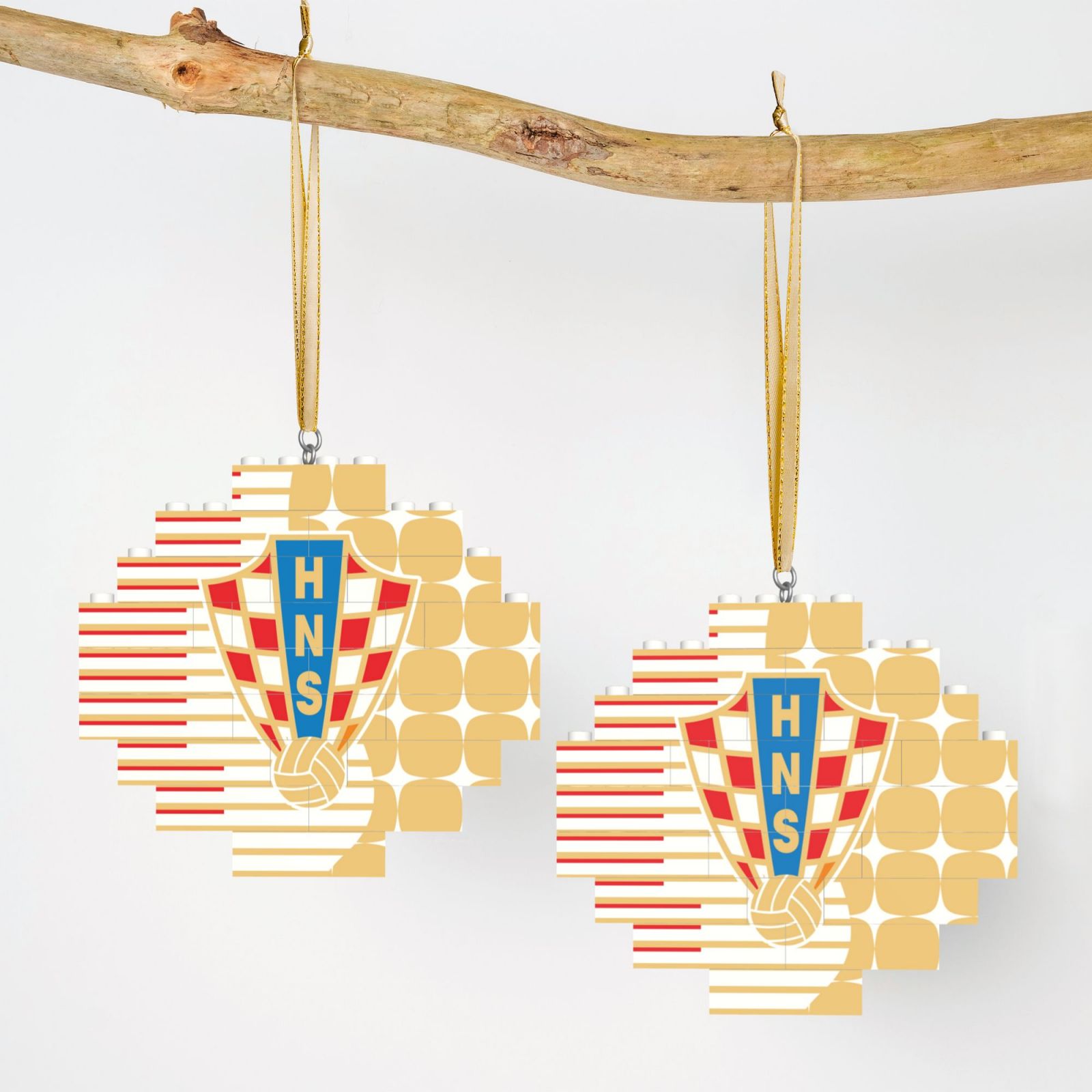 Croatia Building Block Puzzle Ornament BBP2110