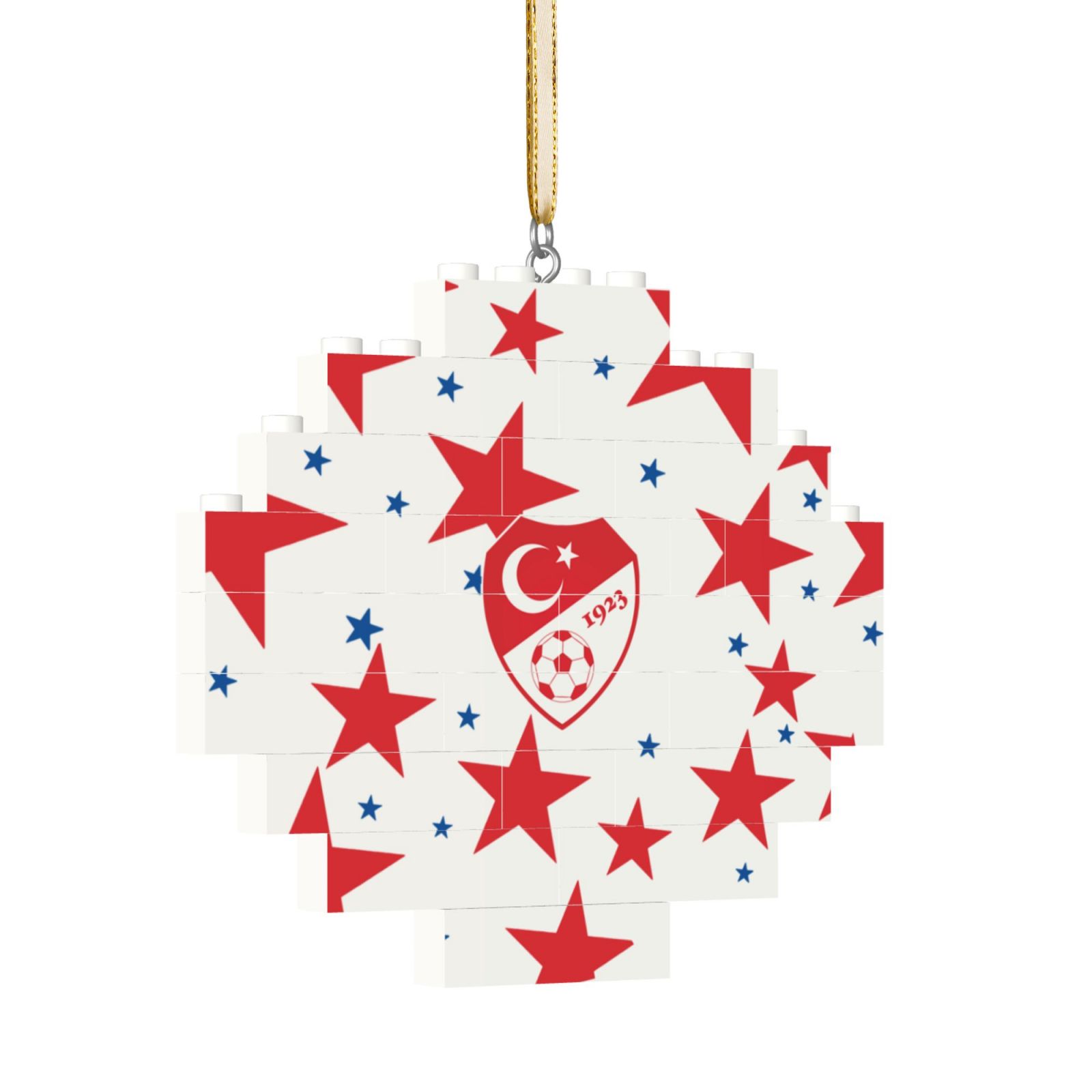 Turkey Building Block Puzzle Ornament BBP1995