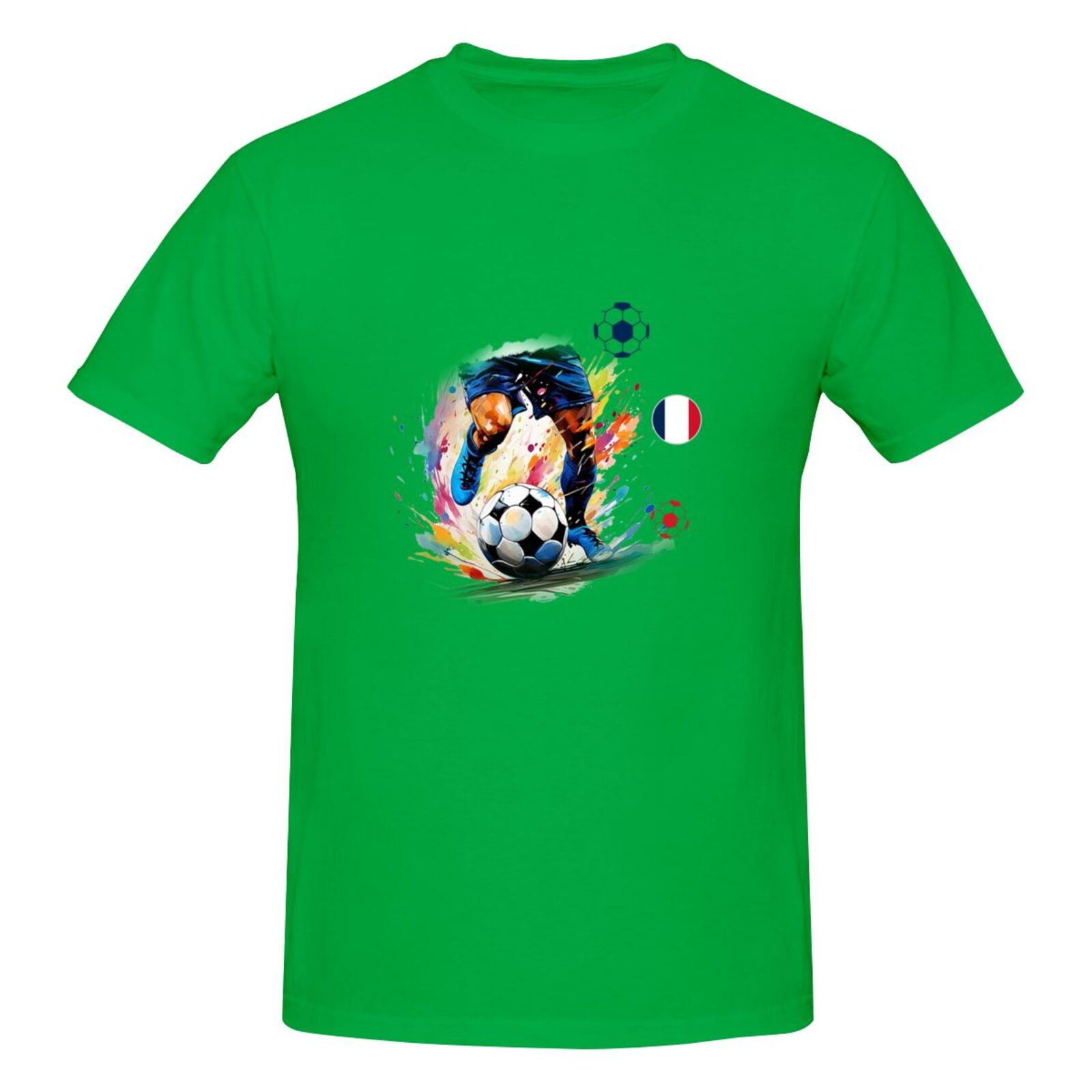 Men's France EURO 2024 Basic Short Sleeve T-Shirt BST1749