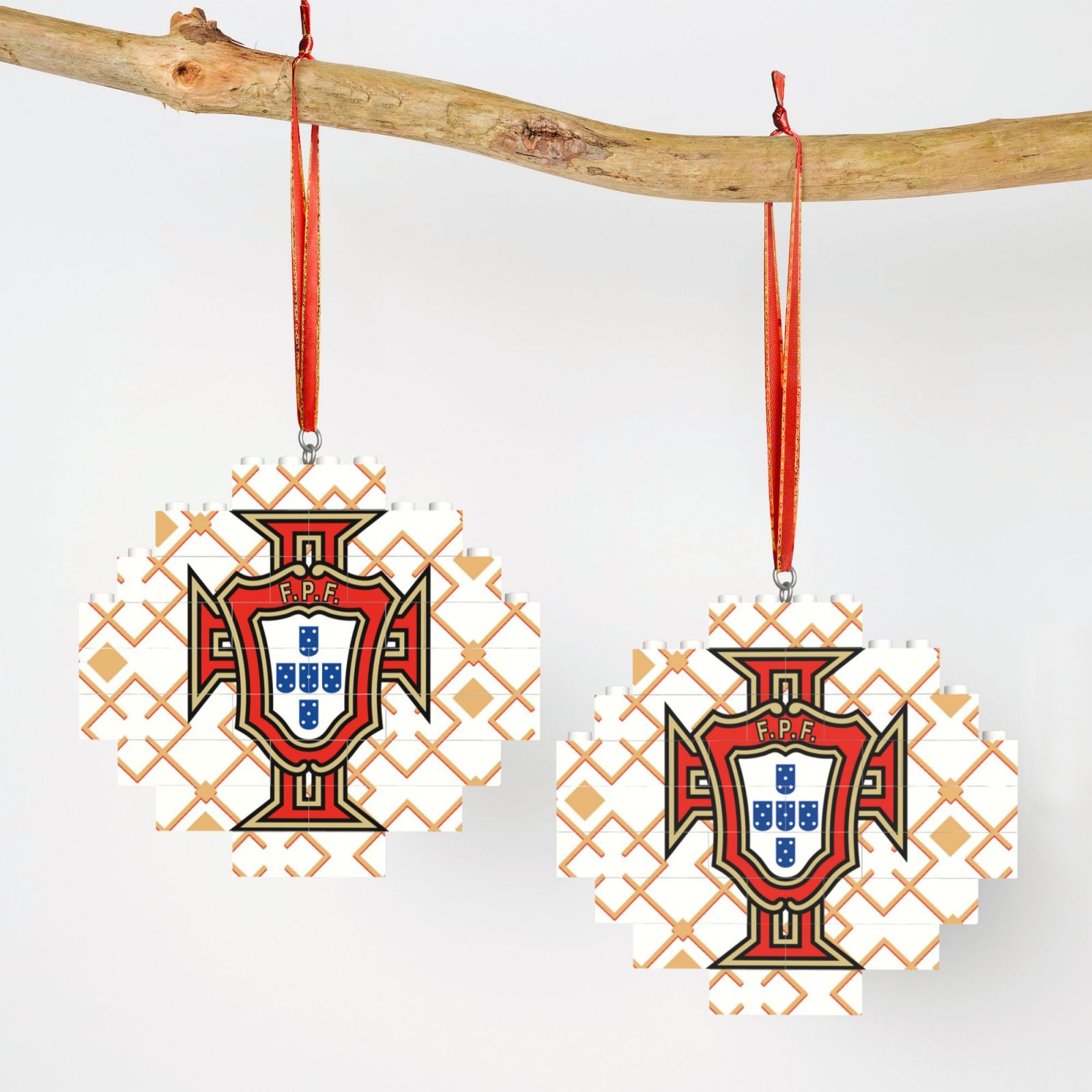 Portugal Building Block Puzzle Ornament BBP2178