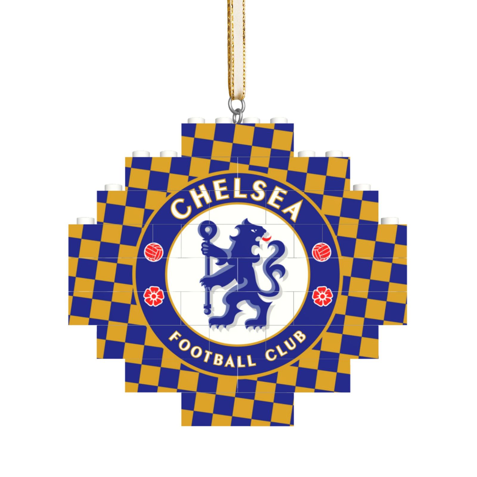 Chelsea Building Block Puzzle Ornament BBP2171