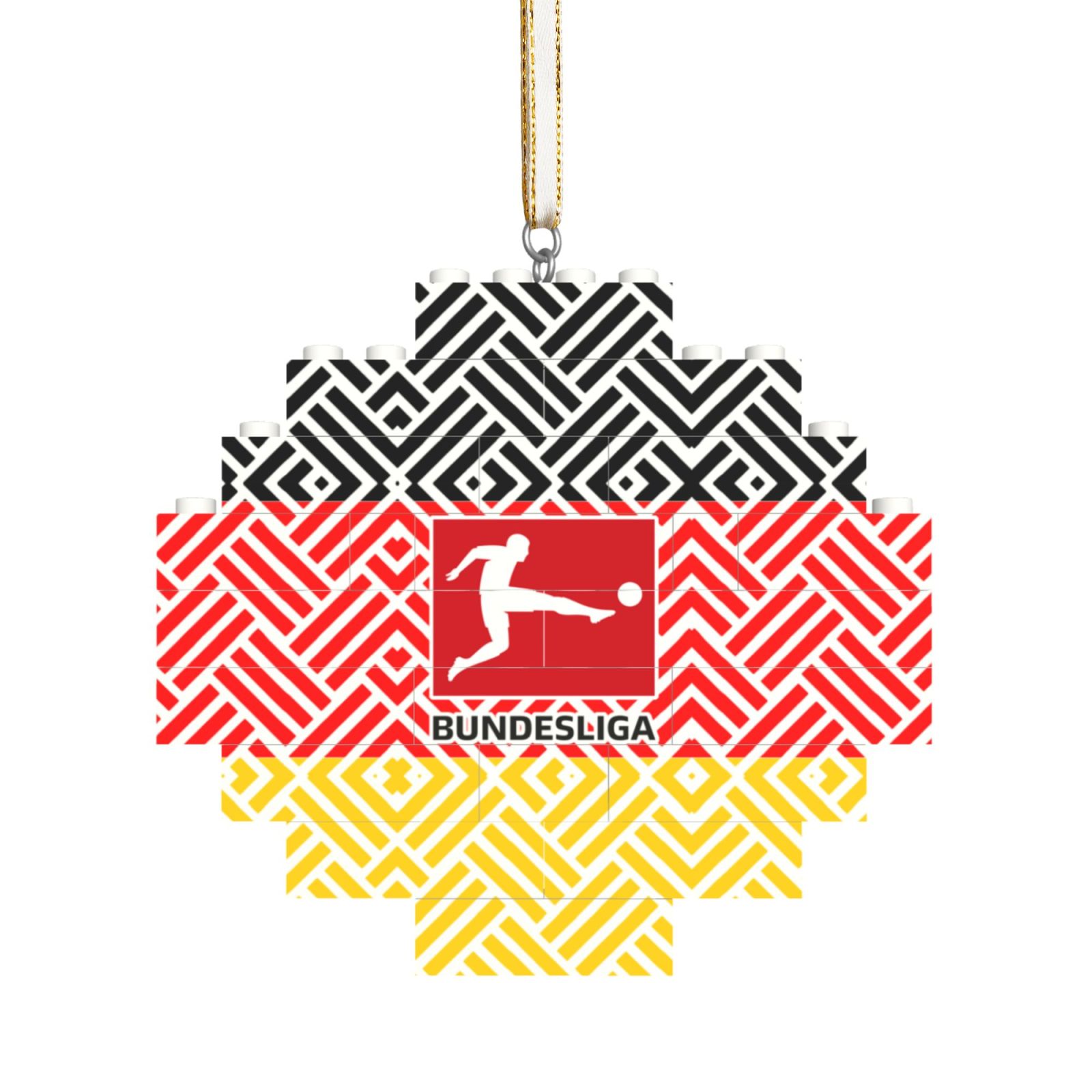 Germany Football League Building Block Puzzle Ornament BBP2027