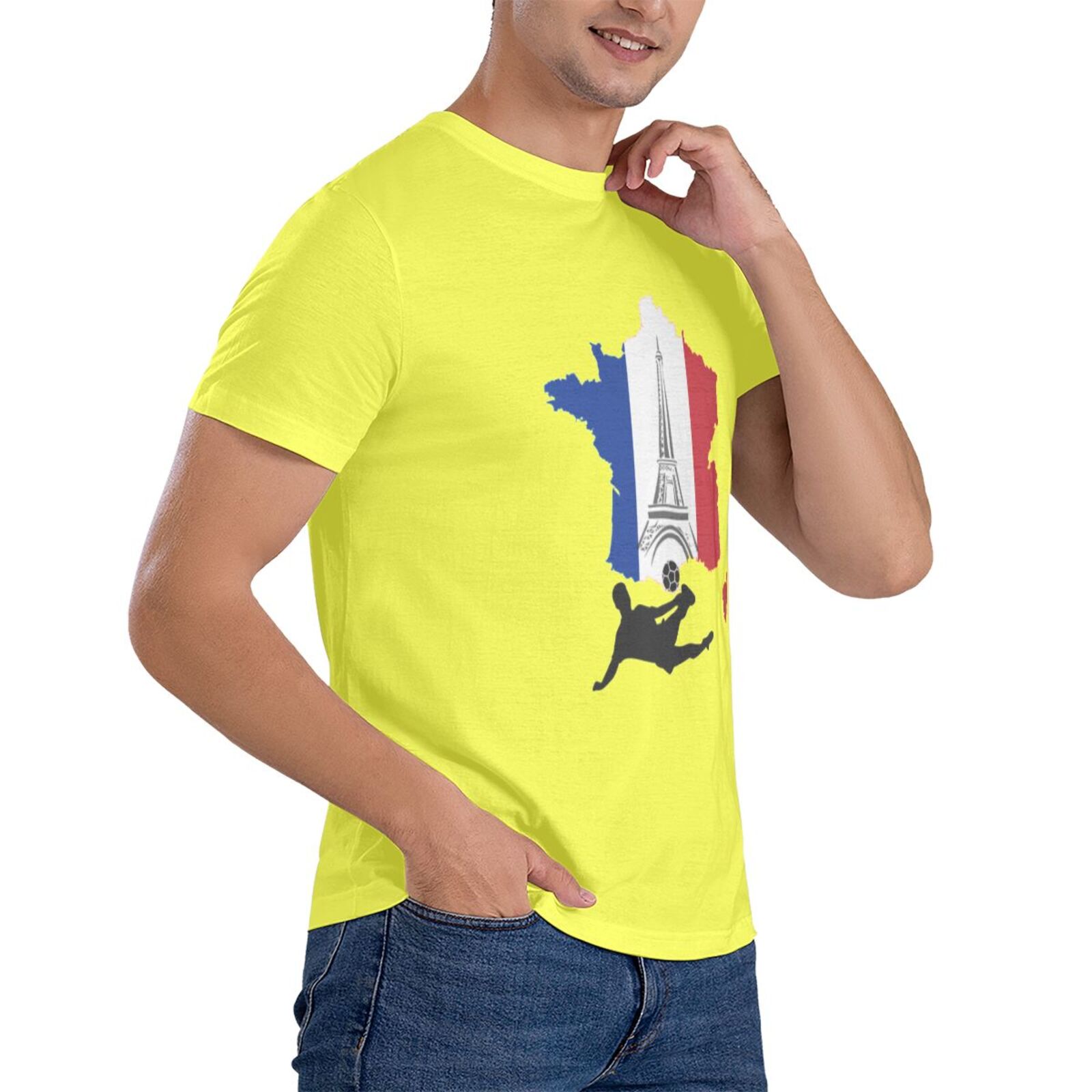 Men's France EURO 2024 Basic Short Sleeve T-Shirt BST1772