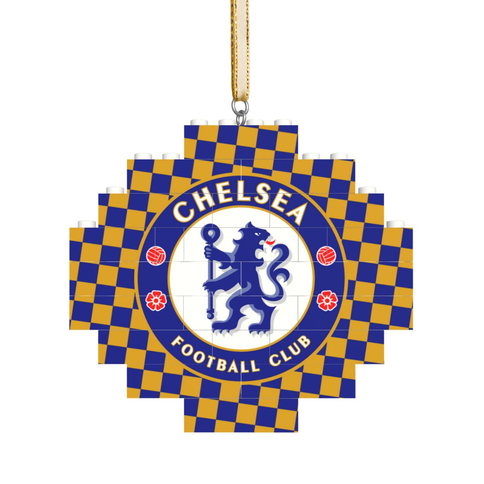 Chelsea Building Block Puzzle Ornament BBP2171
