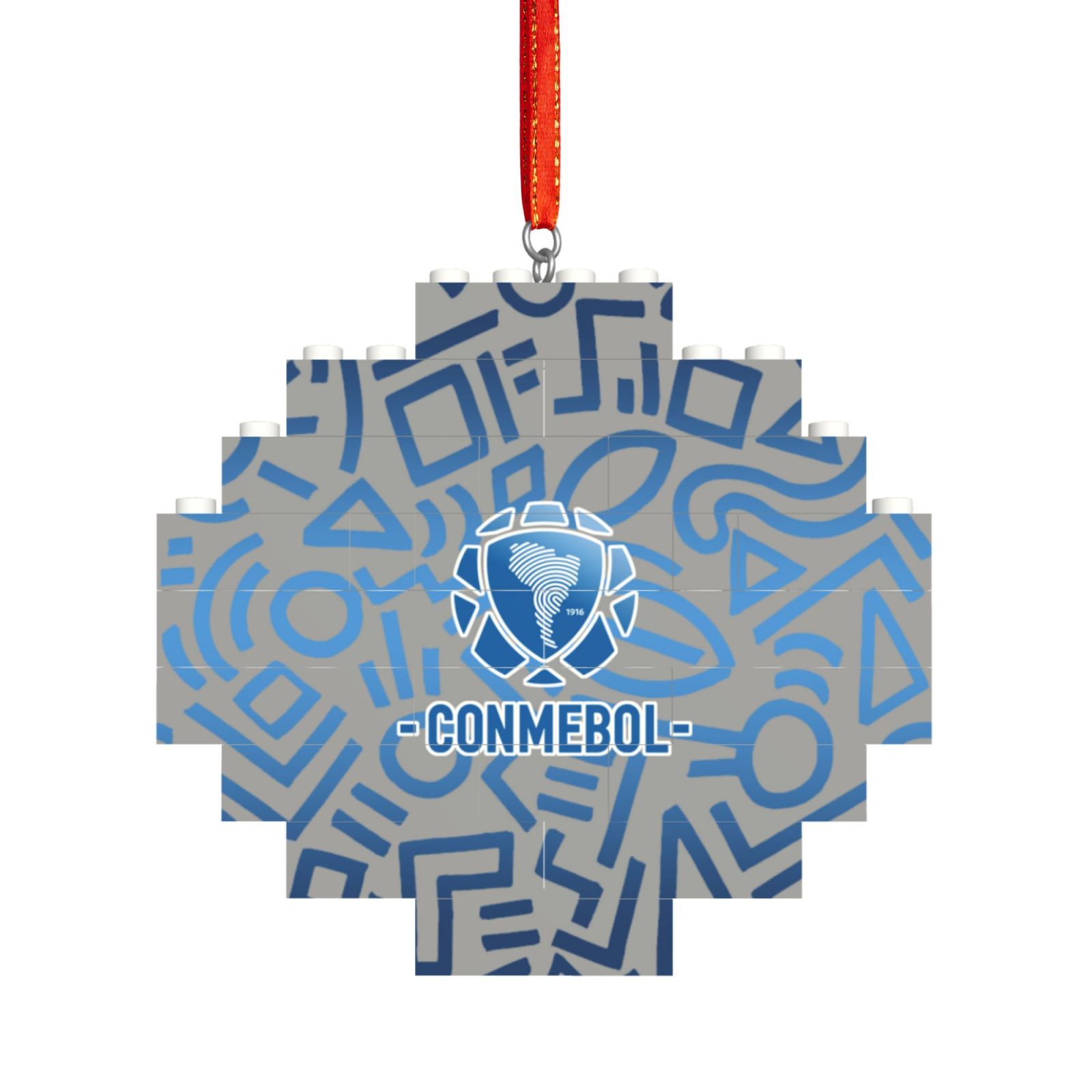 South American Building Block Puzzle Ornament BBP1987