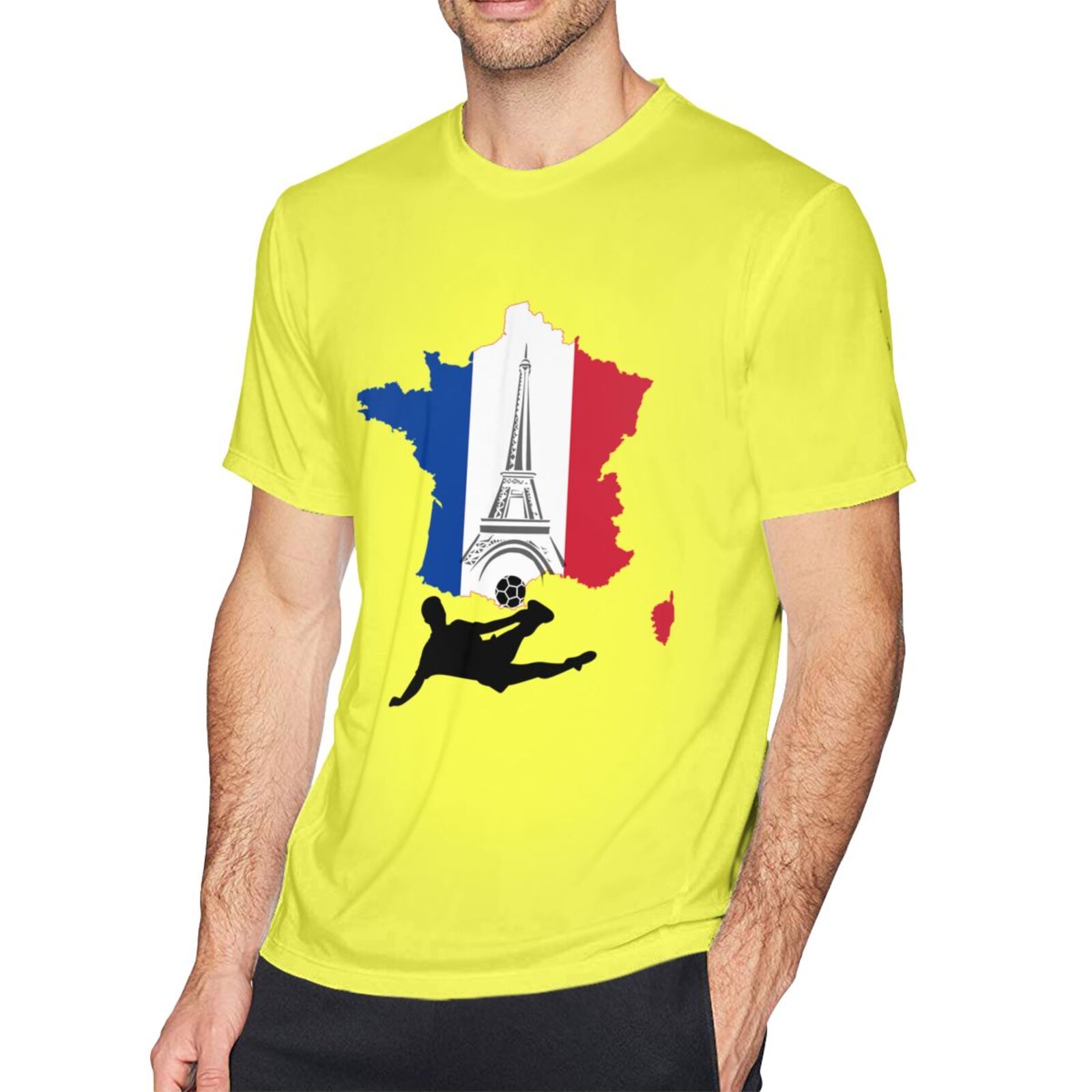Men's France EURO 2024 Basic Short Sleeve T-Shirt BST1772