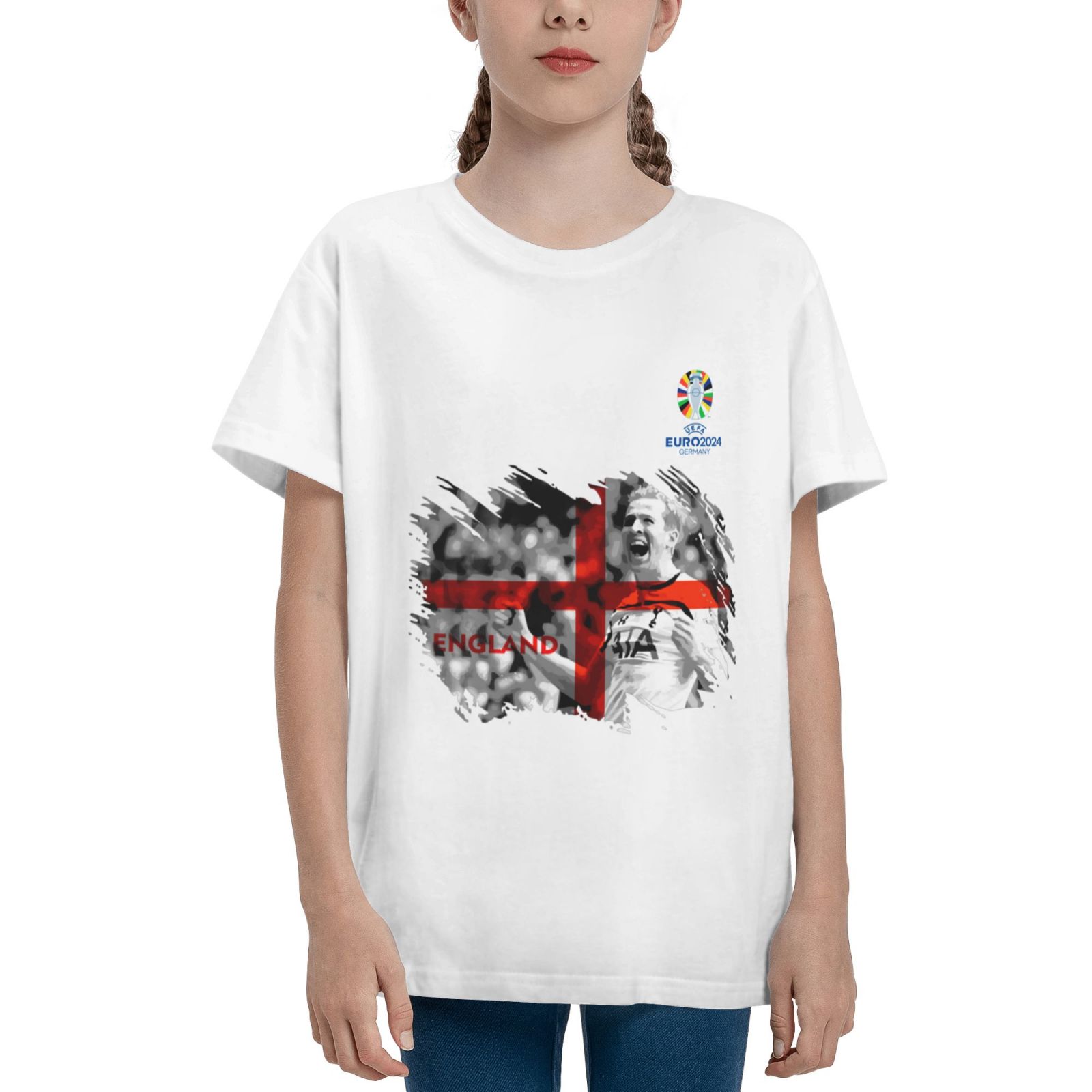 Kid's England EURO 2024 Teenage T-shirt TET1711