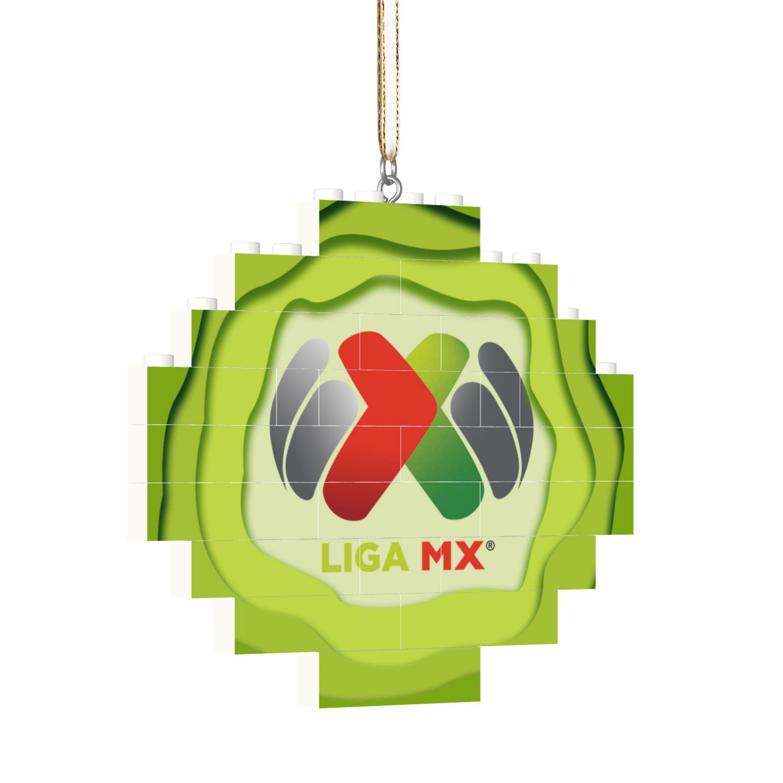 LIGA MX Building Block Puzzle Ornament BBP2199