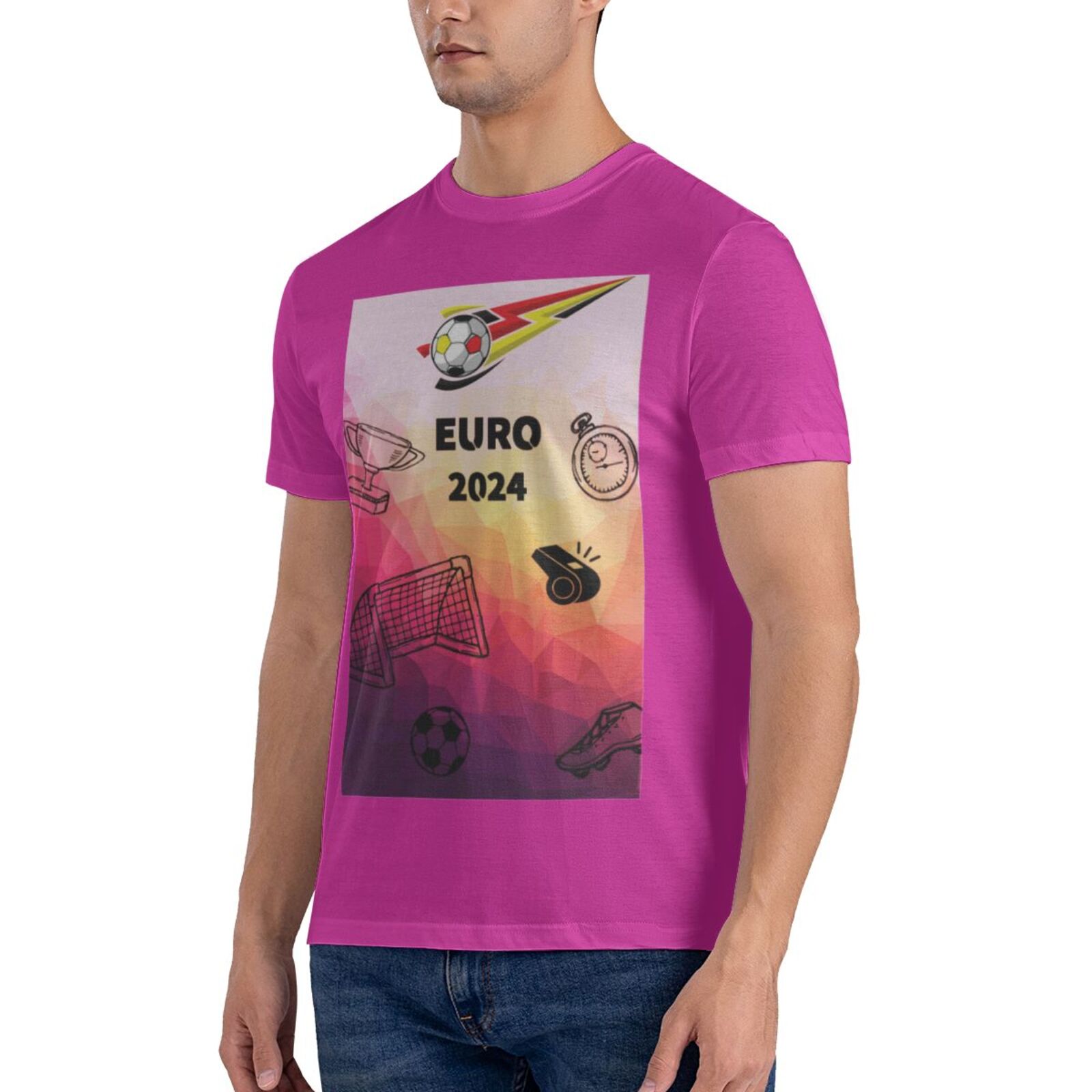 Men's Germany EURO 2024 Basic Short Sleeve T-Shirt BST1771