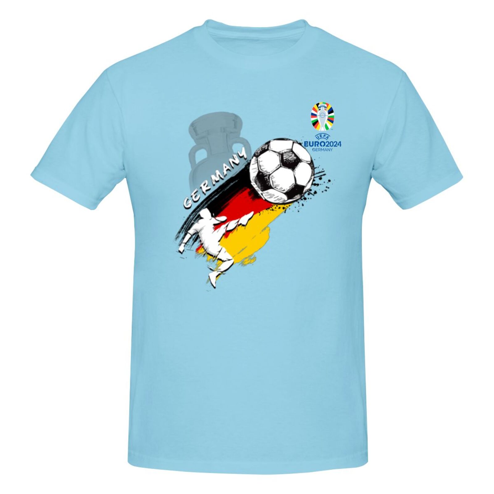 Men's Germany EURO 2024 Basic Short Sleeve T-Shirt BST1679