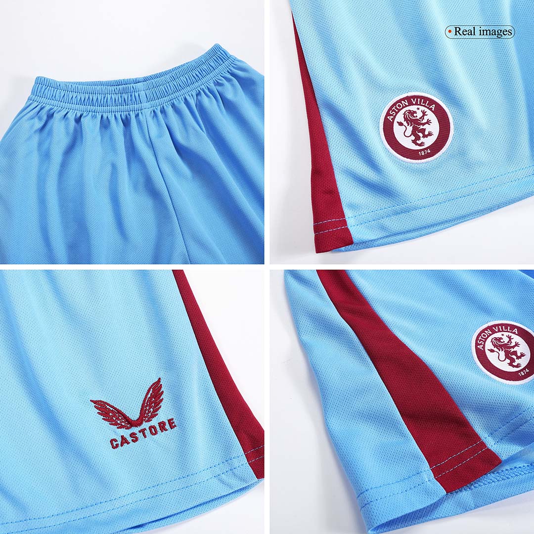 Kid's Aston Villa Away Jersey+Shorts 23/24