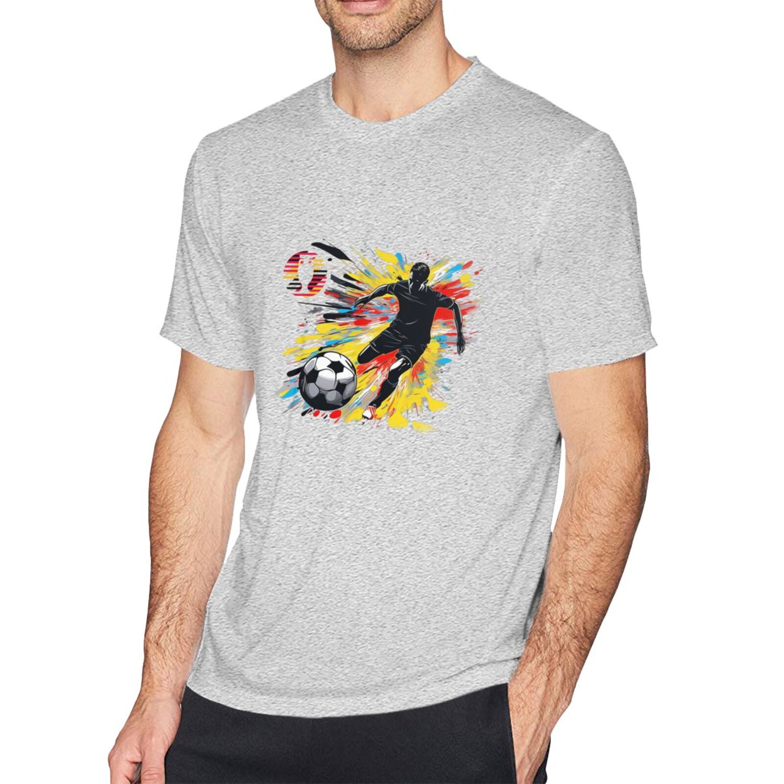 Men's Germany EURO 2024 Basic Short Sleeve T-Shirt BST1748