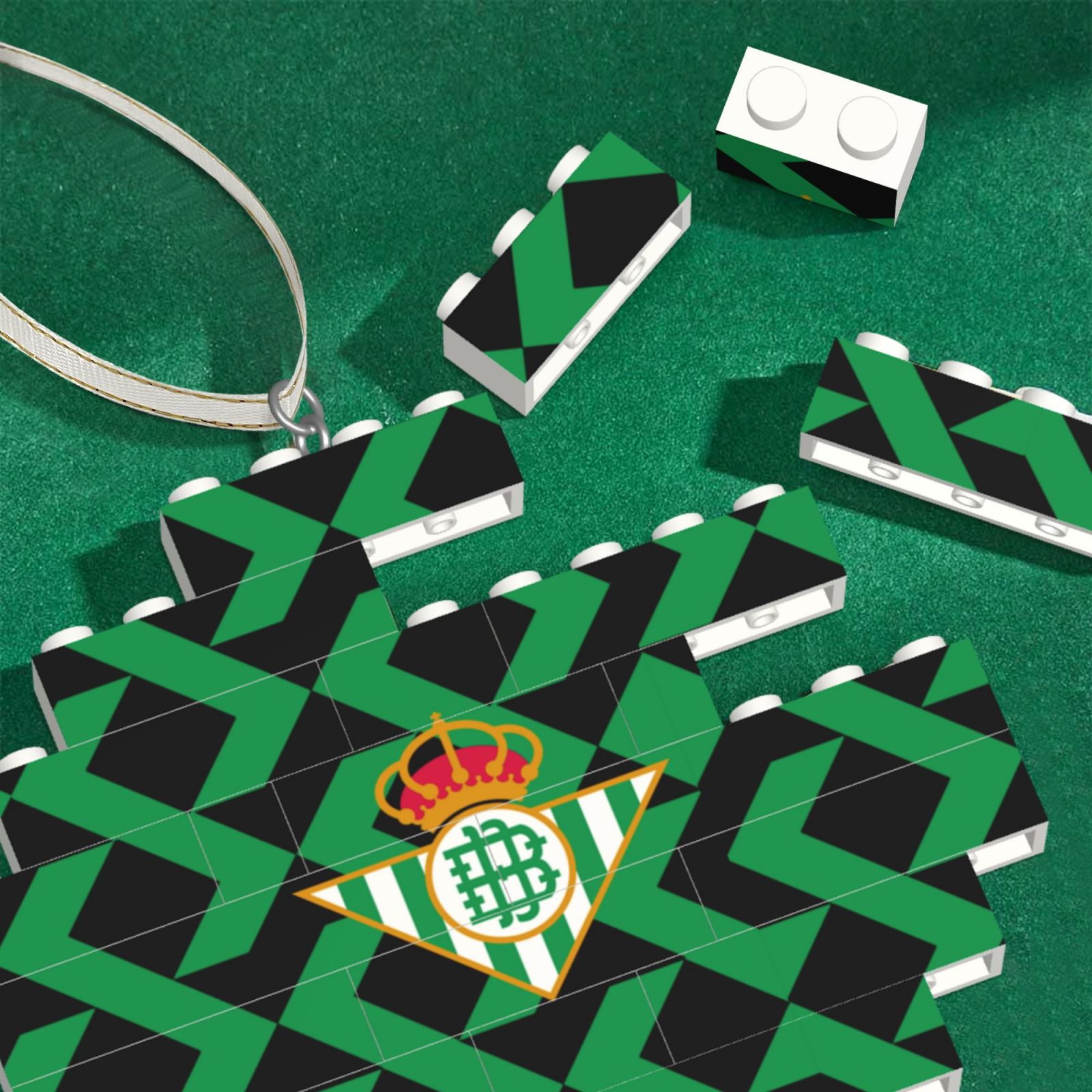 Real Betis Building Block Puzzle Ornament BBP2004