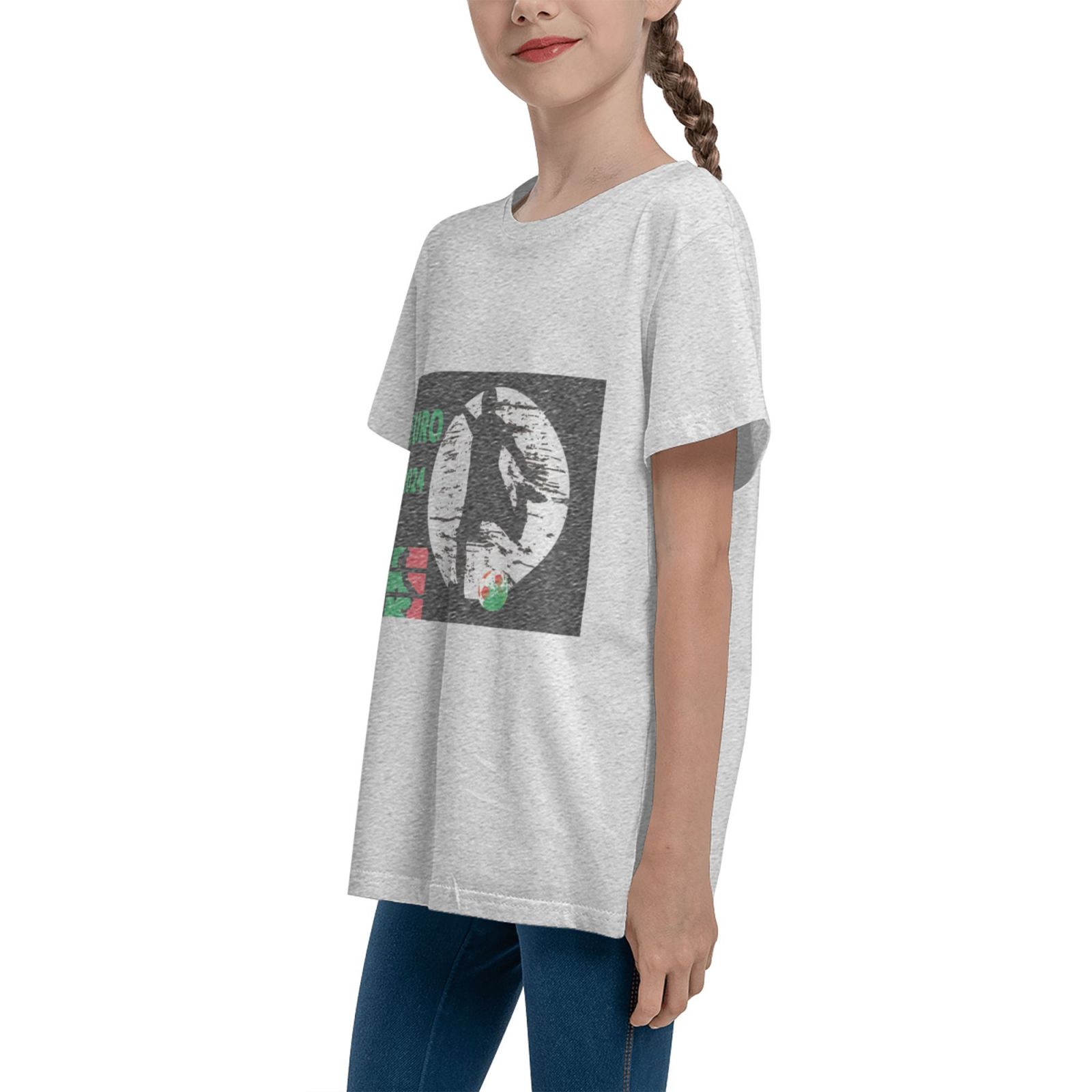 Kid's Italy EURO 2024 Teenage T-shirt TET1757