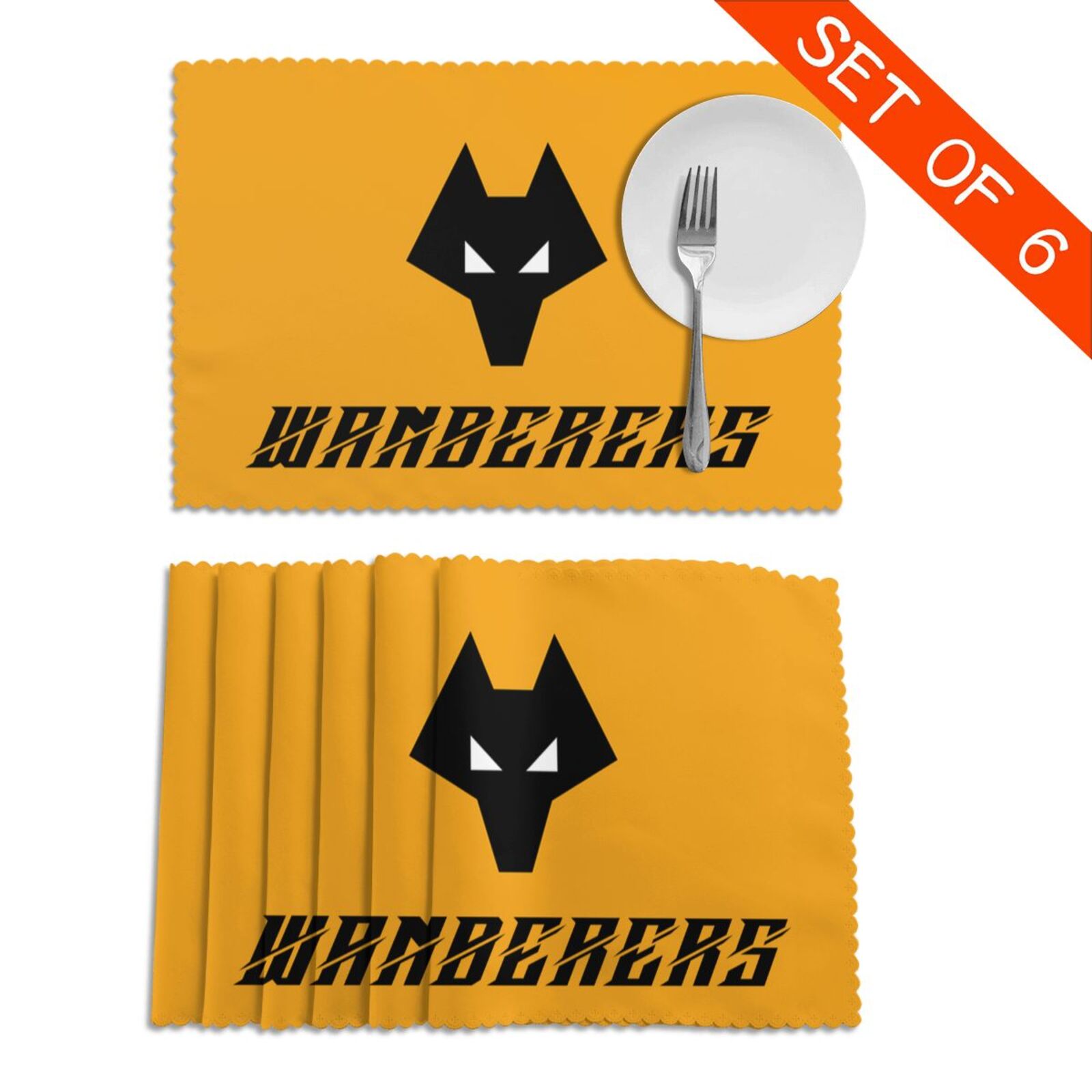 Wanderers Placemat Set Of 6 PFD2094