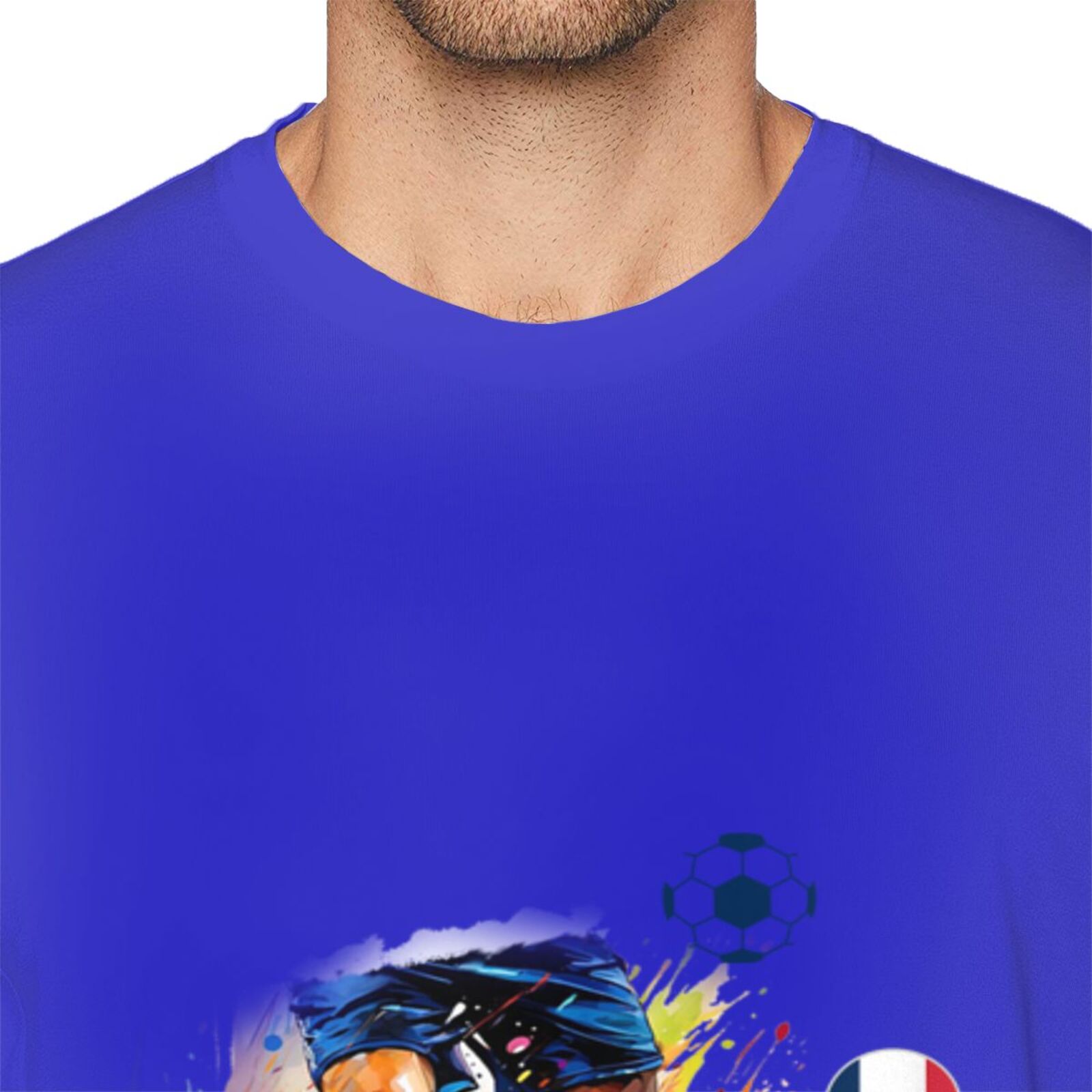 Men's France EURO 2024 Basic Short Sleeve T-Shirt BST1749