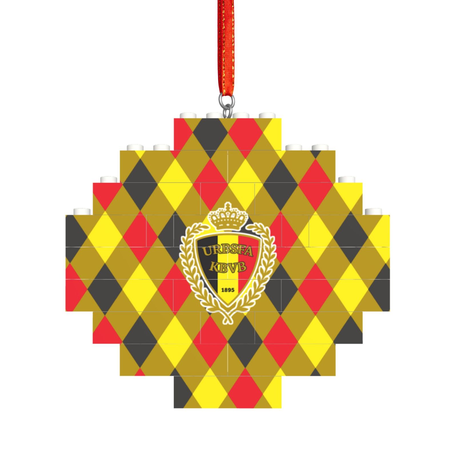 Belgium Building Block Puzzle Ornament BBP2040