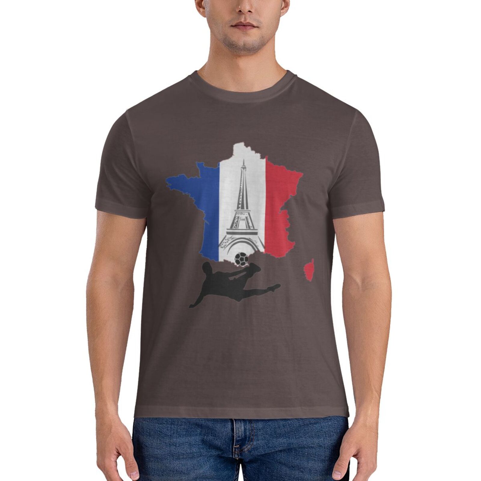 Men's France EURO 2024 Basic Short Sleeve T-Shirt BST1772