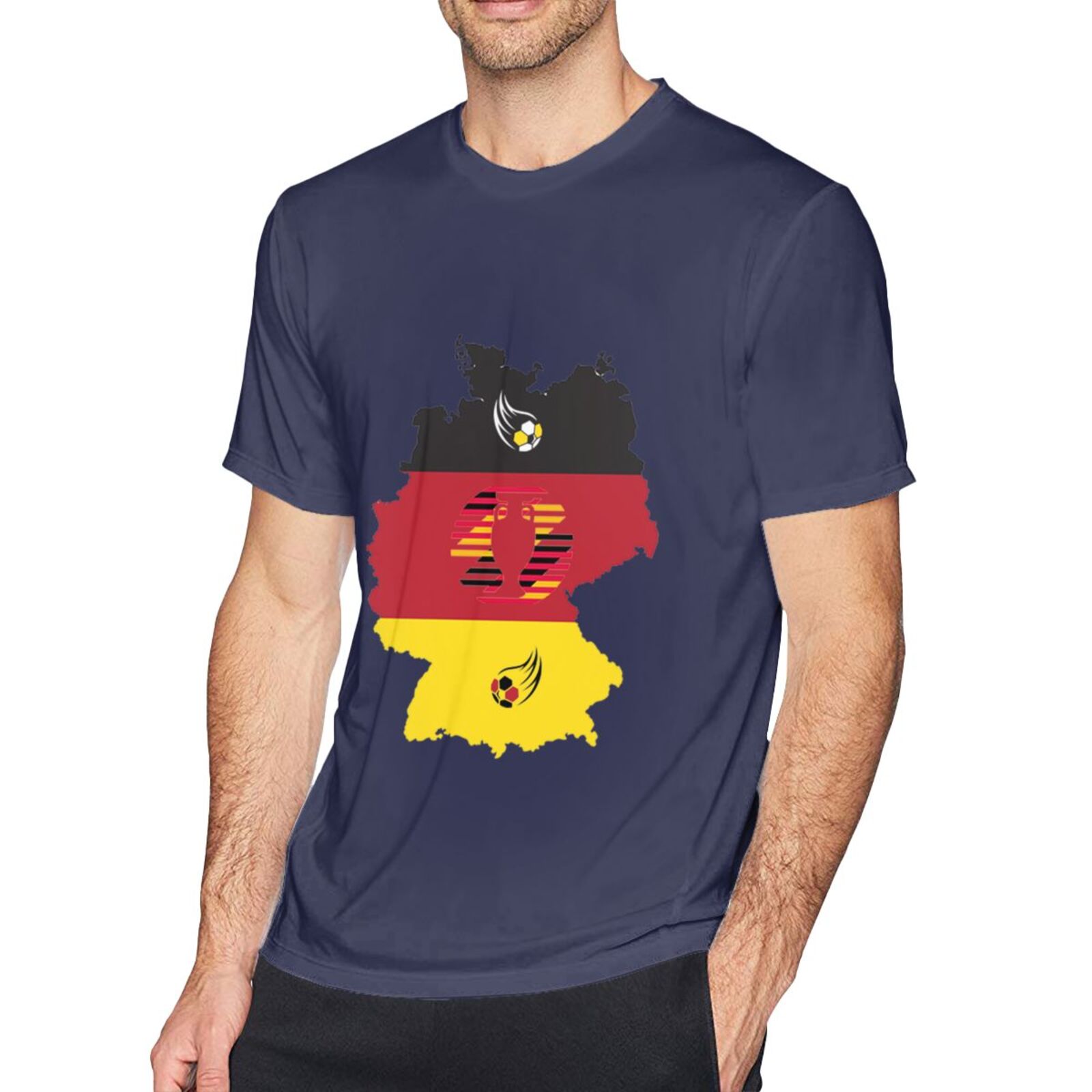 Men's Germany EURO 2024 Basic Short Sleeve T-Shirt BST1770