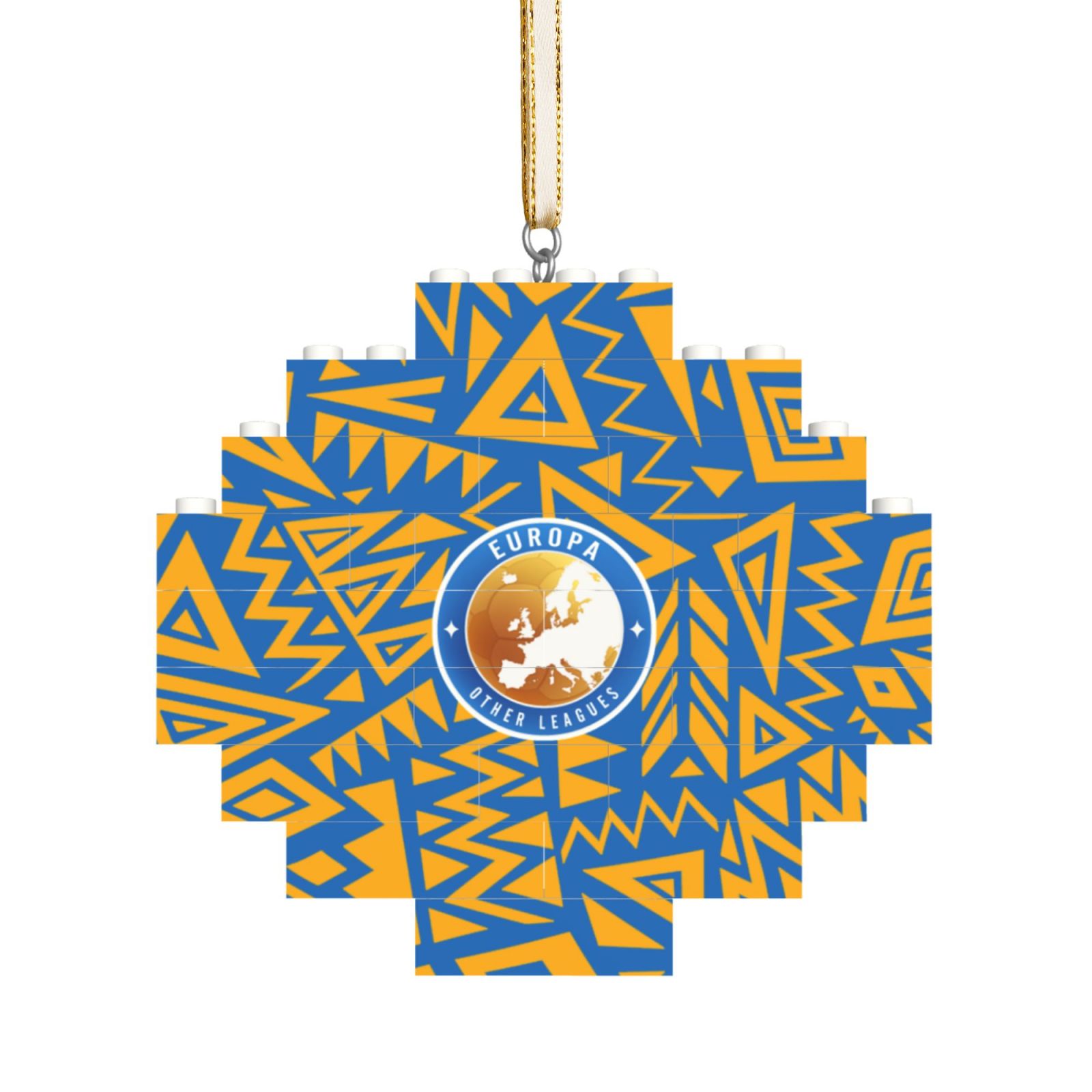 UEFA Europa League Building Block Puzzle Ornament BBP2038