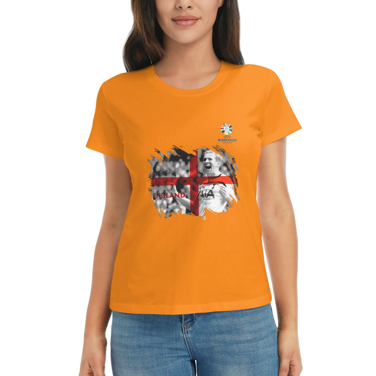 Woman's England EURO 2024 Basic Short Sleeve T-Shirt WBT1712