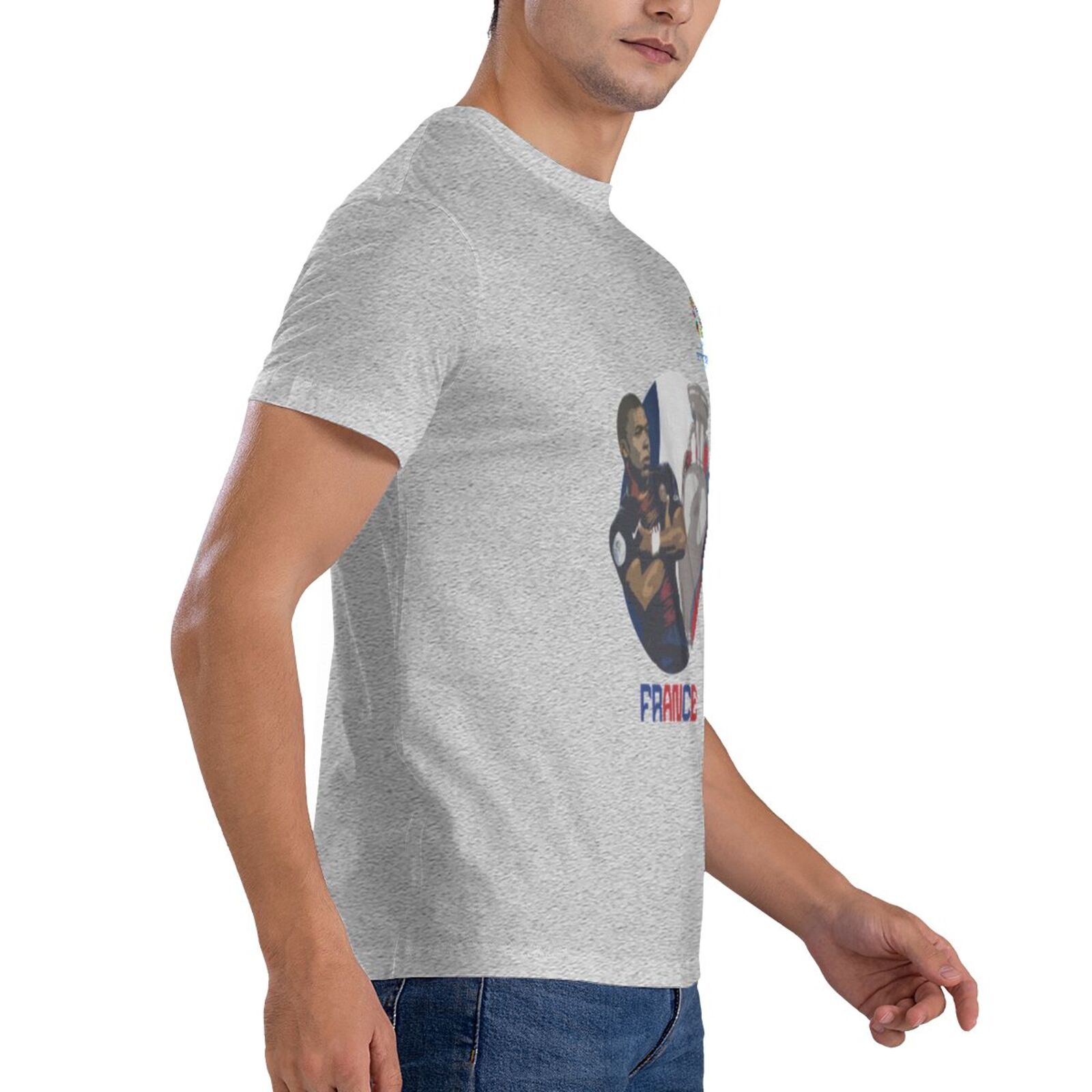 Men's France EURO 2024 Basic Short Sleeve T-Shirt BST1729