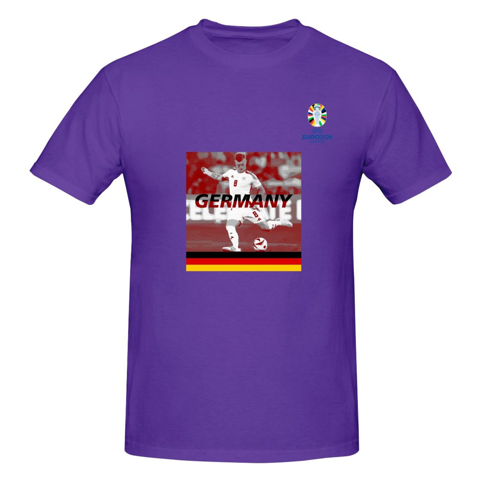 Men's Germany EURO 2024 Basic Short Sleeve T-Shirt BST1704