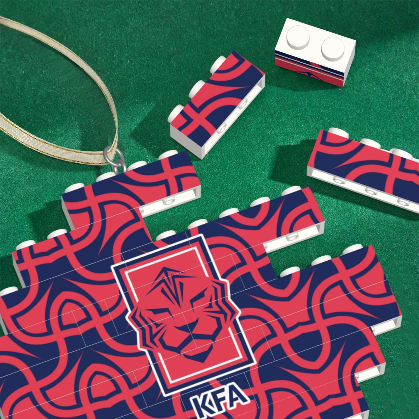 South Korea Building Block Puzzle Ornament BBP2011