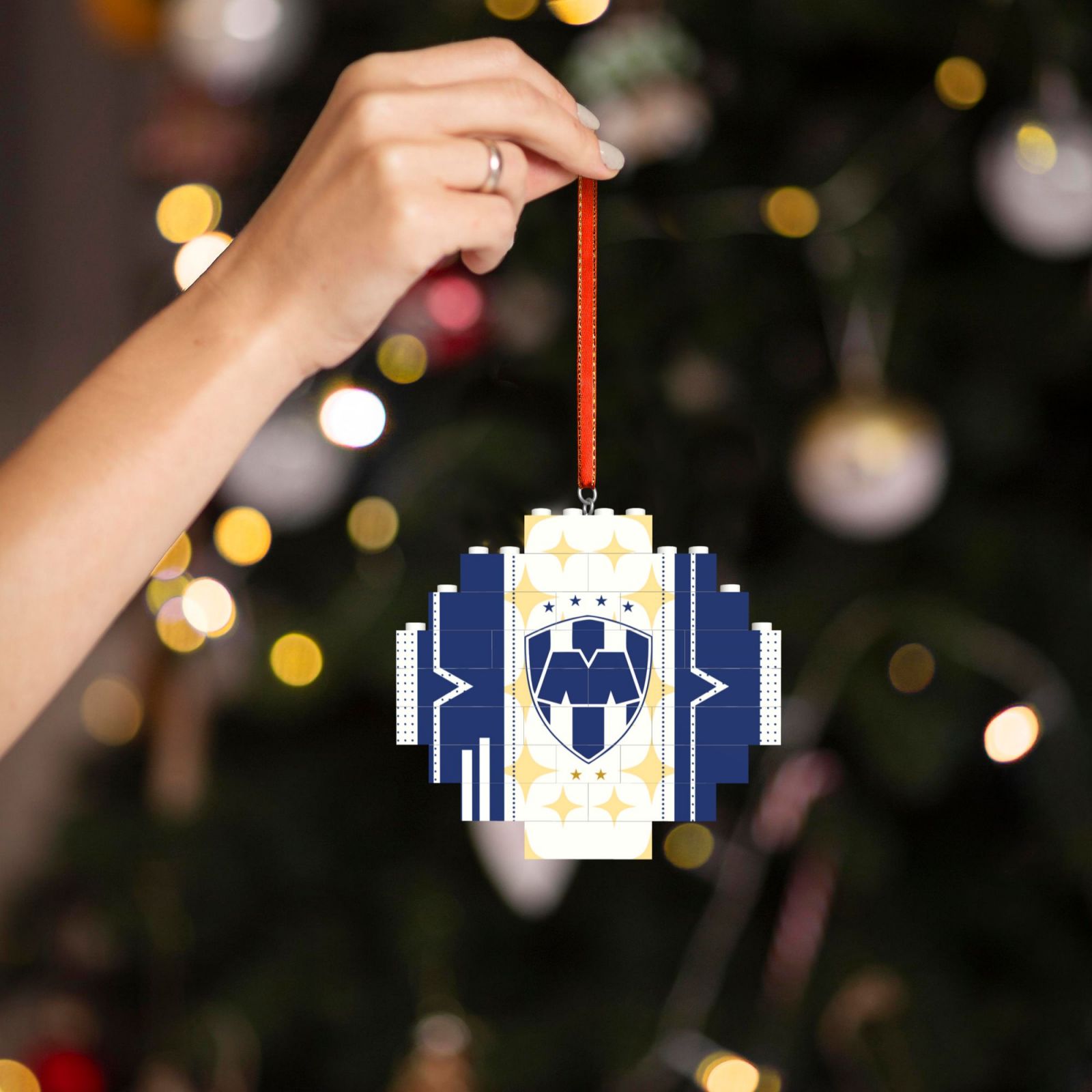 Monterrey Building Block Puzzle Ornament BBP2168