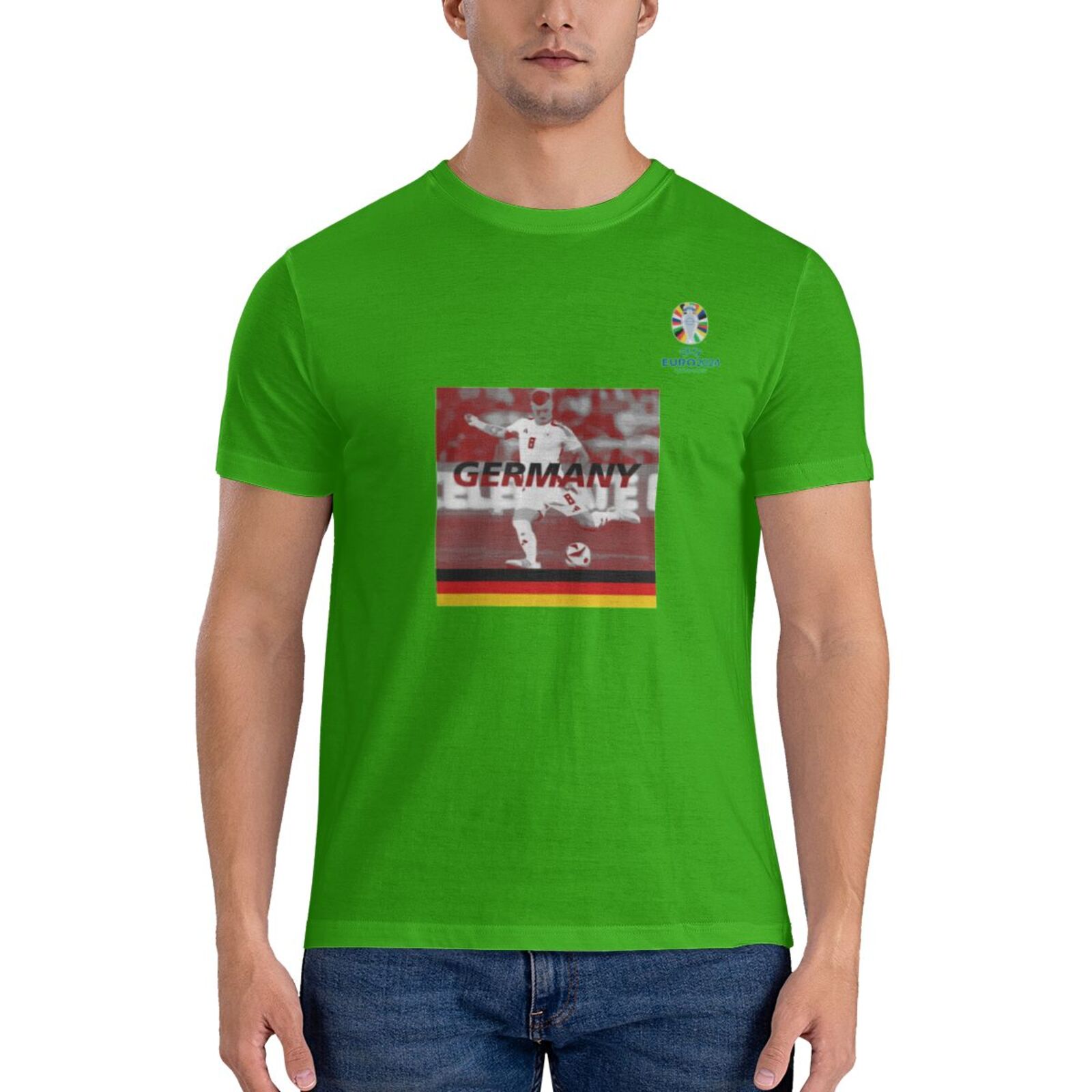 Men's Germany EURO 2024 Basic Short Sleeve T-Shirt BST1704