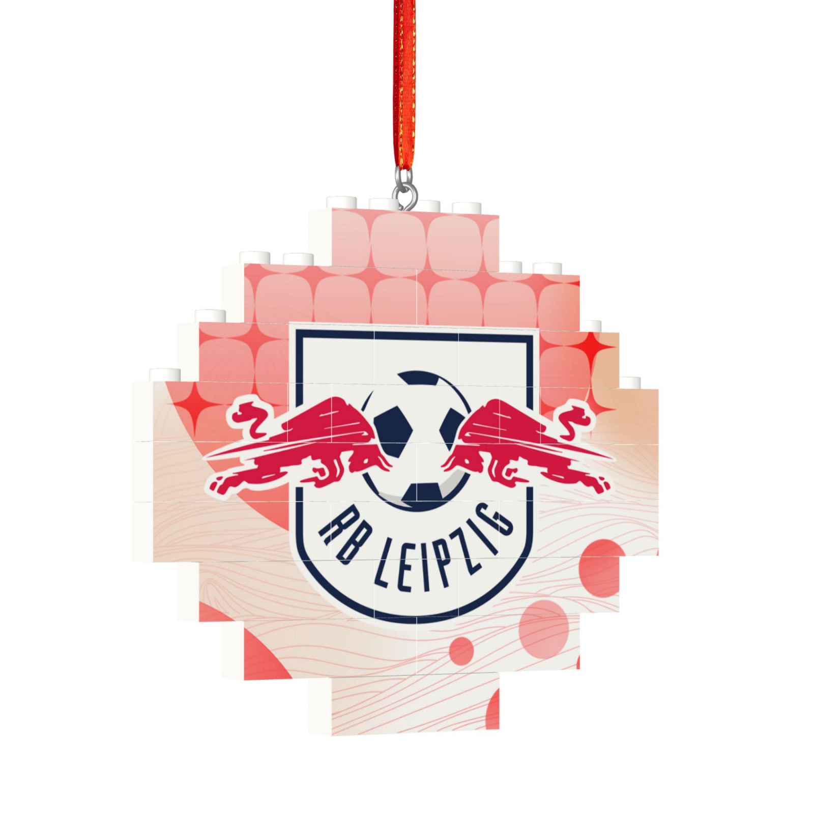 RB Leipzig Building Block Puzzle Ornament BBP2180