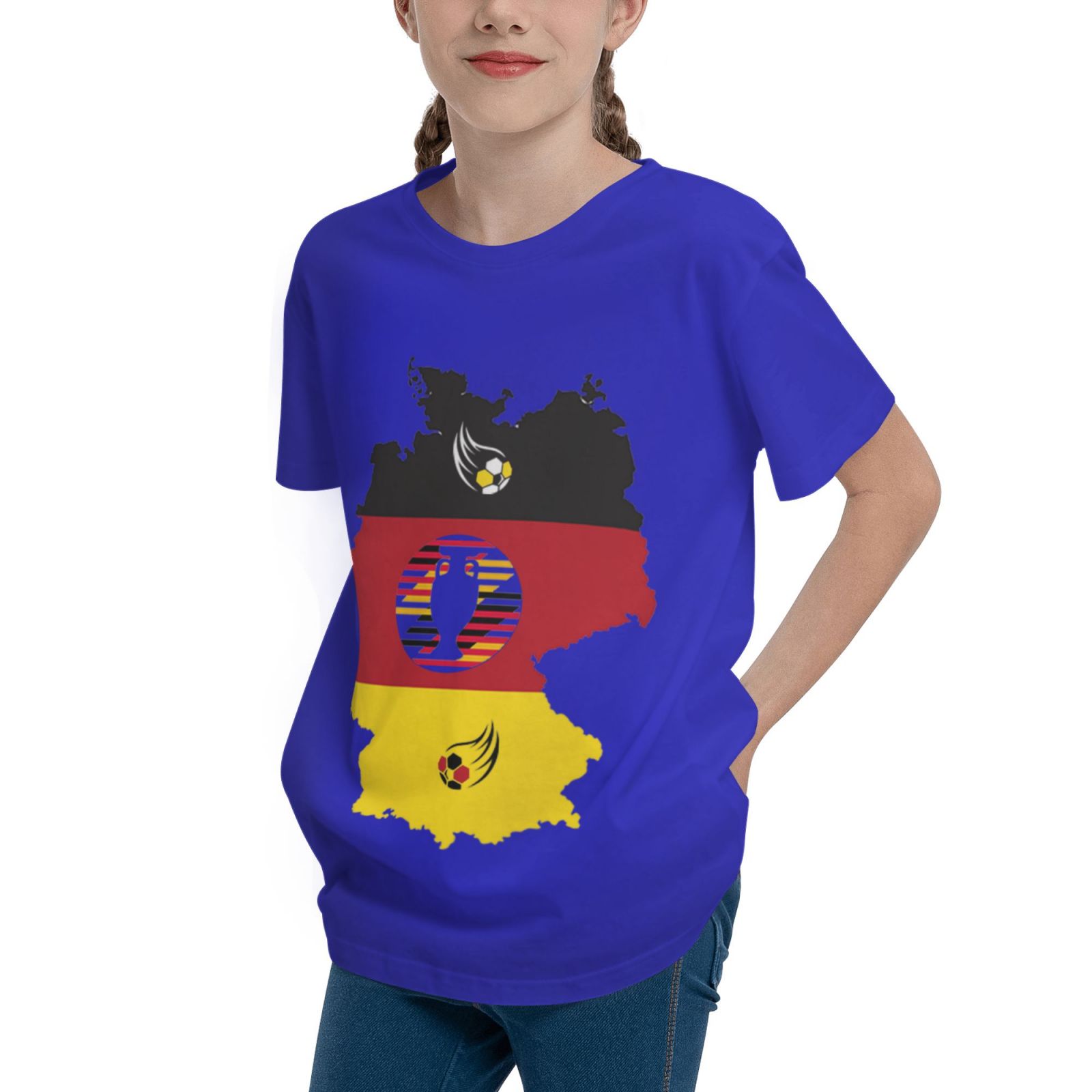 Kid's Germany EURO 2024 Teenage T-shirt TET1769