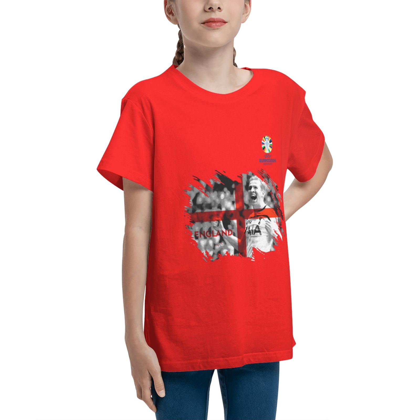 Kid's England EURO 2024 Teenage T-shirt TET1711